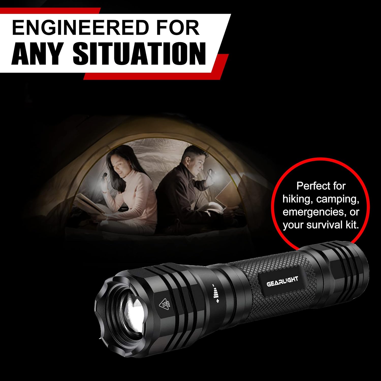 GearLight S1050 LED Flashlight