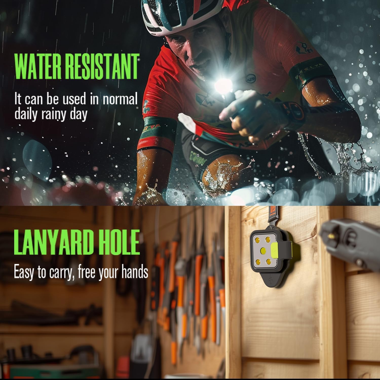 Durable Clip-On Running Lights for Nighttime Safety