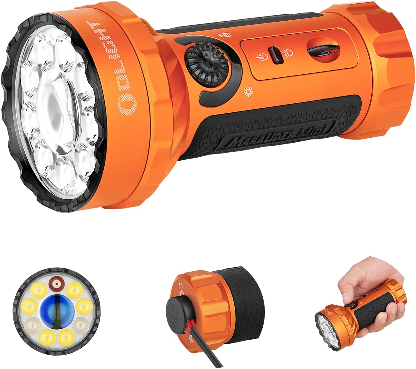Get the ULTRA Bright Portable Laser Flashlight for 7000 Lumens