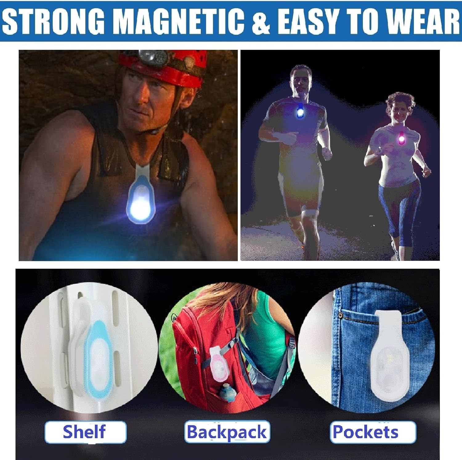 LED Clip-On Night Light for Nursing Shifts