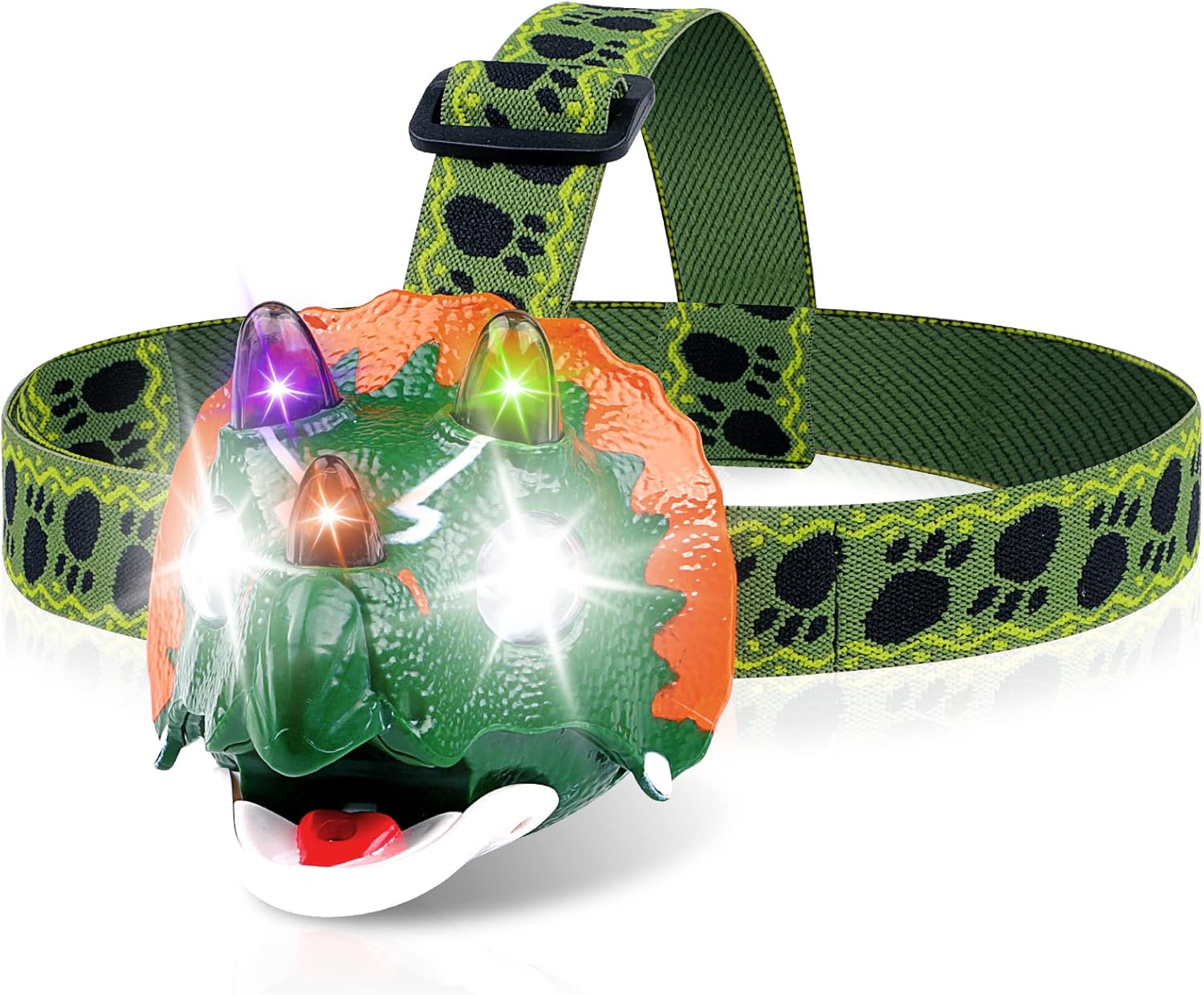 Triceratops Dinosaur Headlamp for Kids