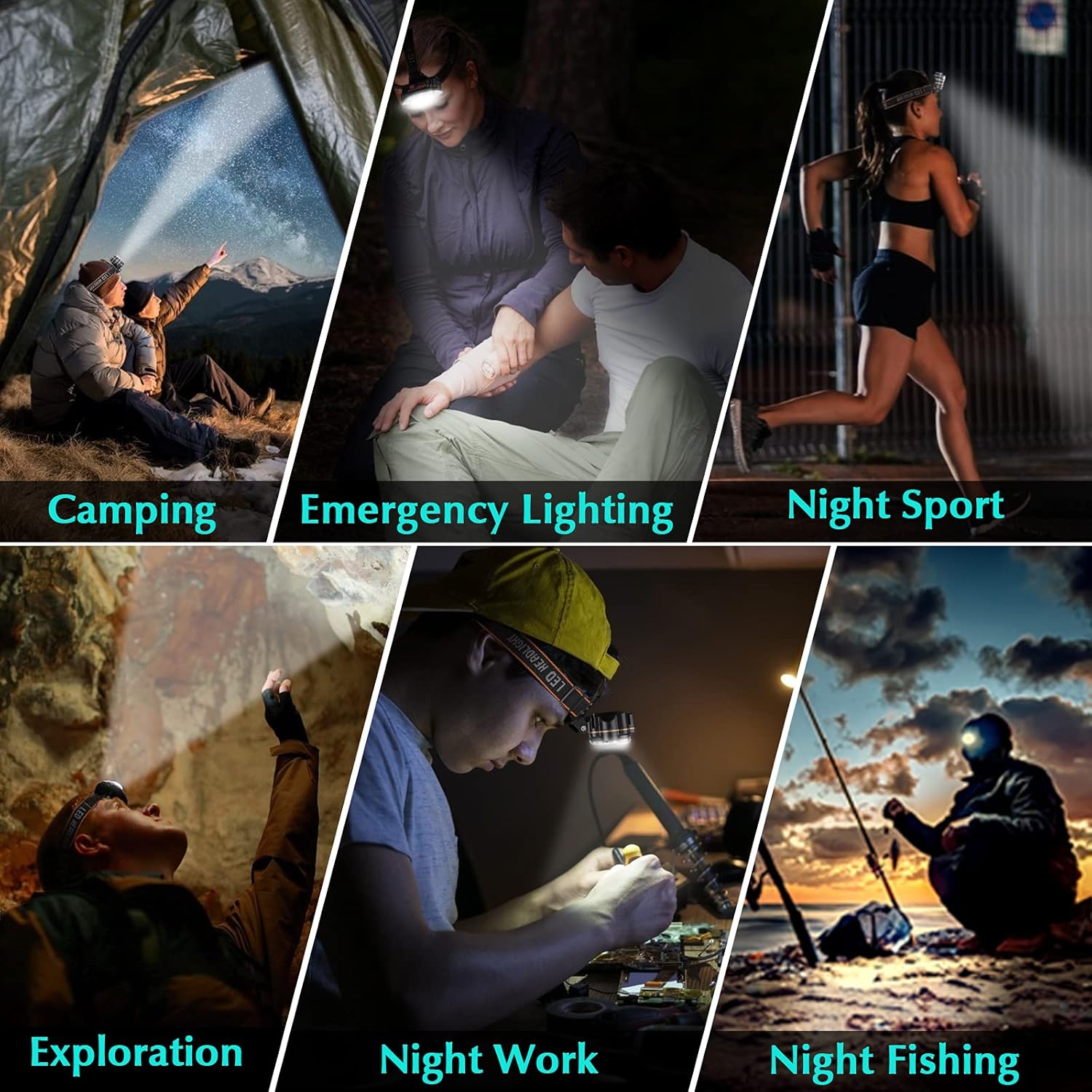 Bright Waterproof Adjustable Headlamp