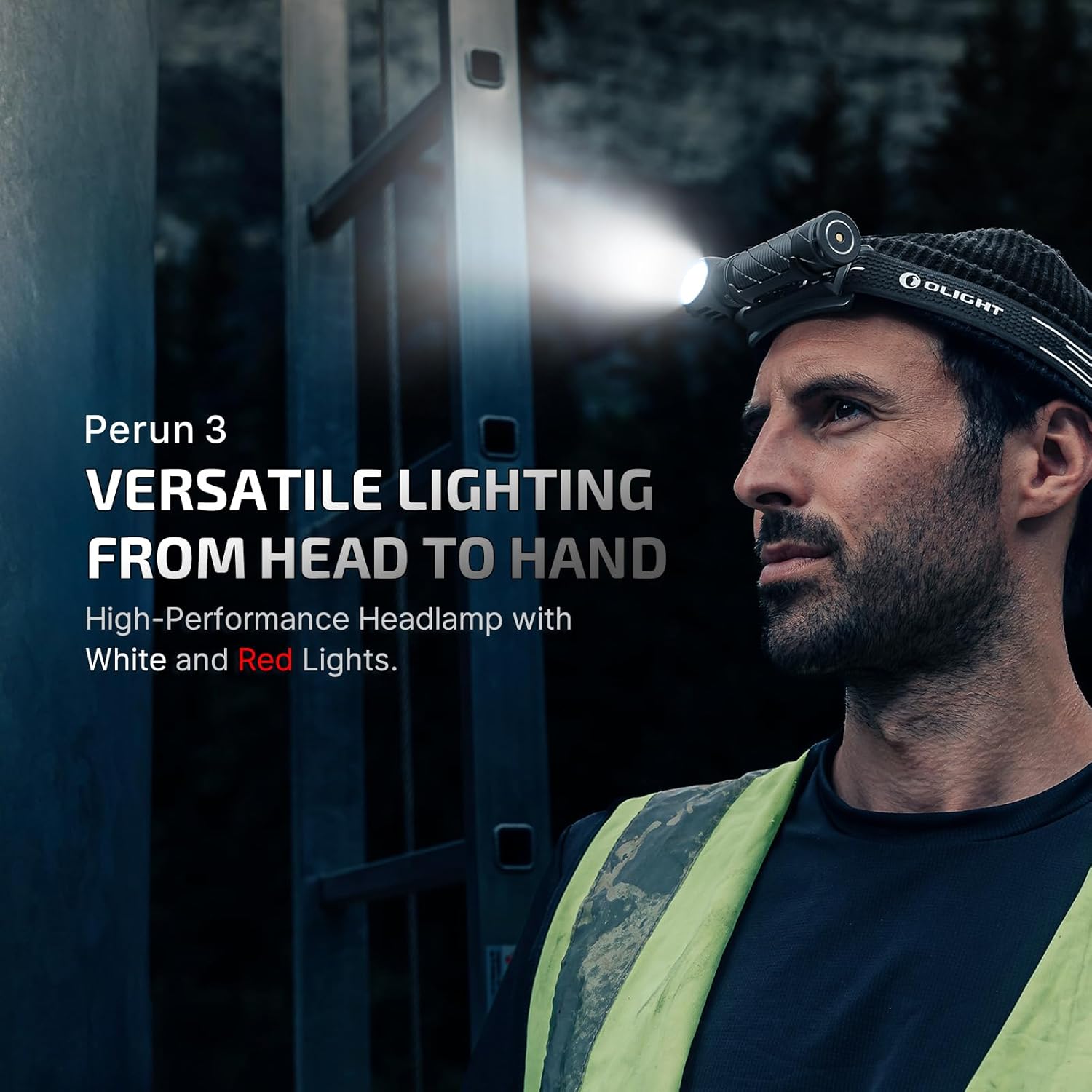 Perfect LED Headlamp 3000 Lumens Red Light Rechargeable waterproof durable