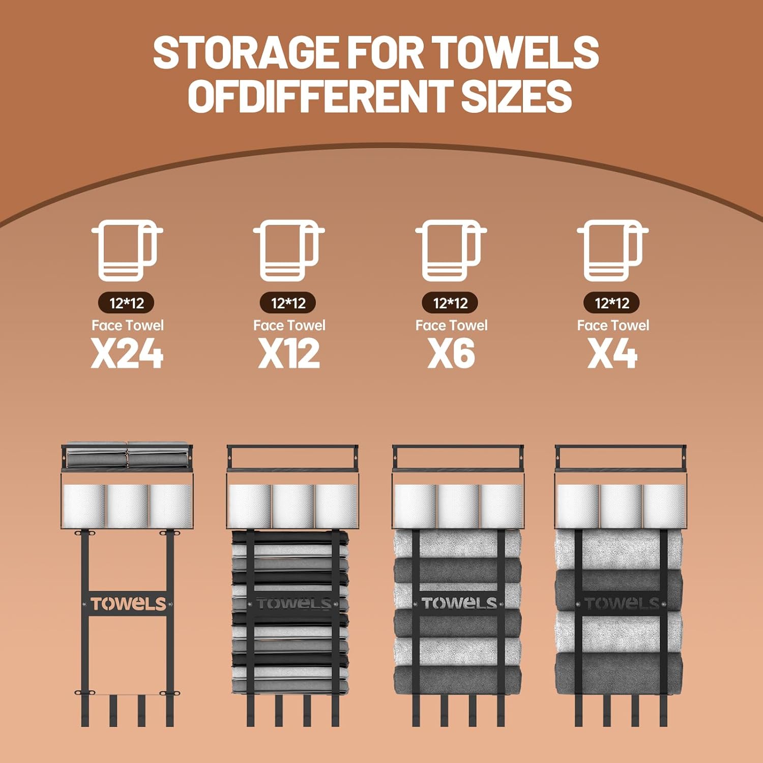 Stylish Towel Rack for Small Bathrooms