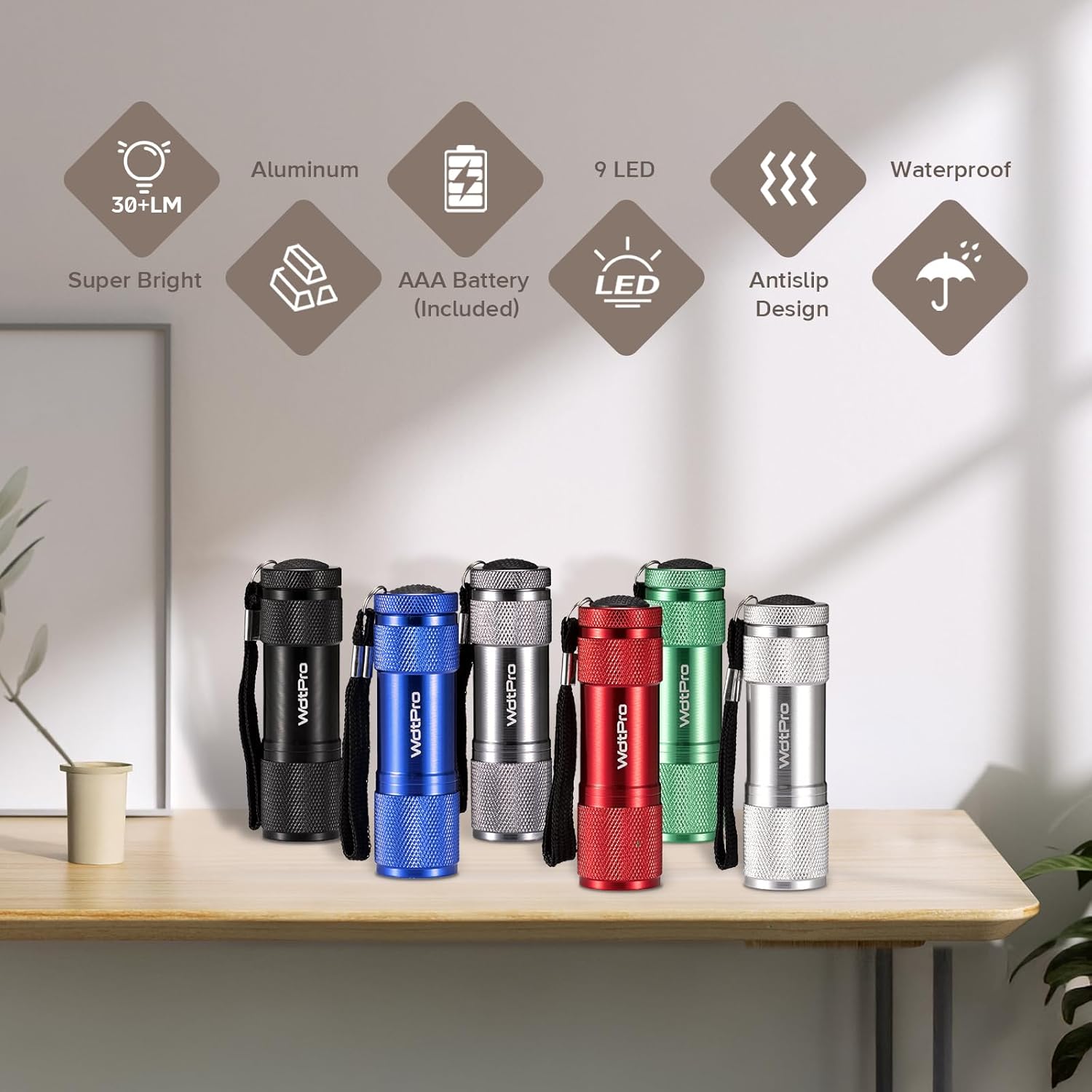 WdtPro Mini LED Flashlights