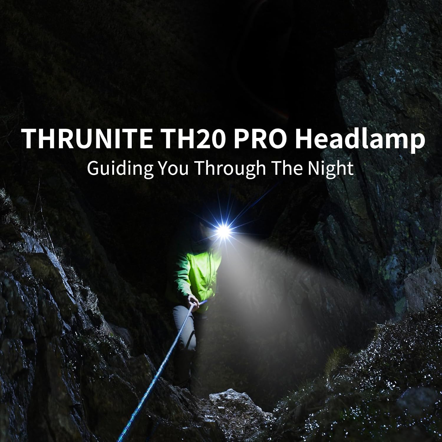 ThruNite TH20 Pro II - 1010 Lumens Rechargeable LED Headlamp for Hiking Camping