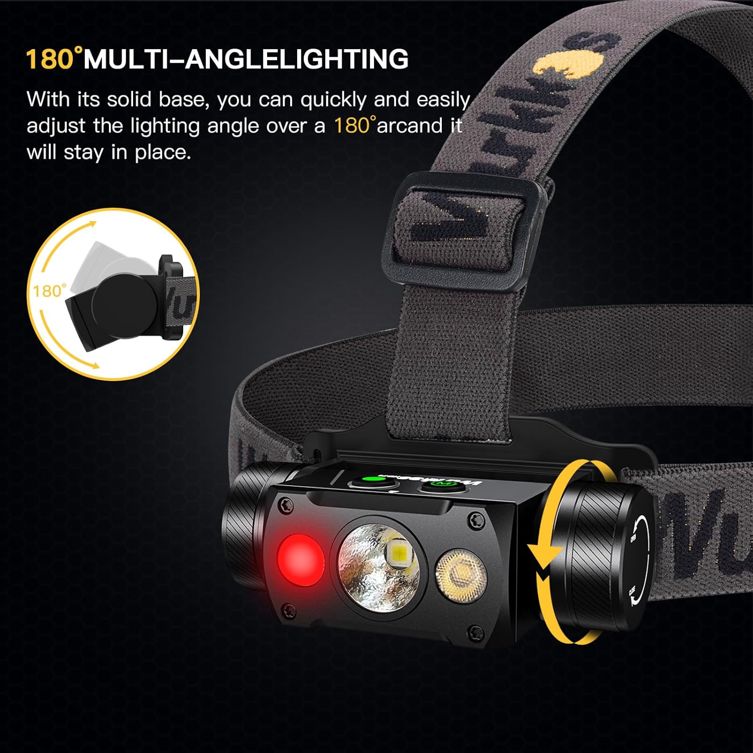 Wurkkos HD50 4000 Lumens Headlamp with 6 Modes