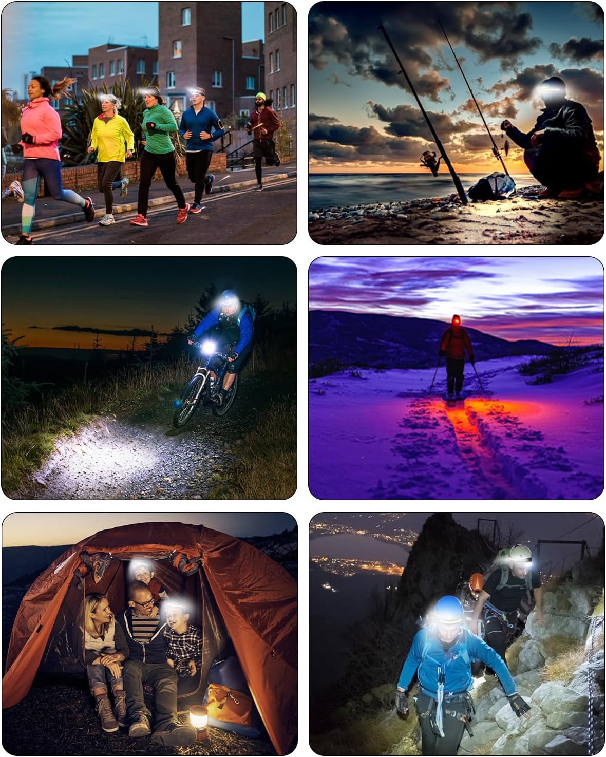 Durable and Bright 230 Headlamp for Adults