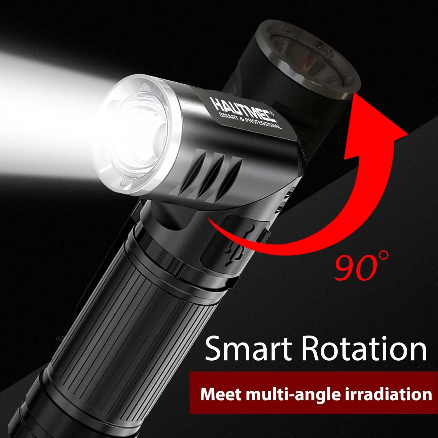 HAUTMEC Rechargeable LED Flashlight