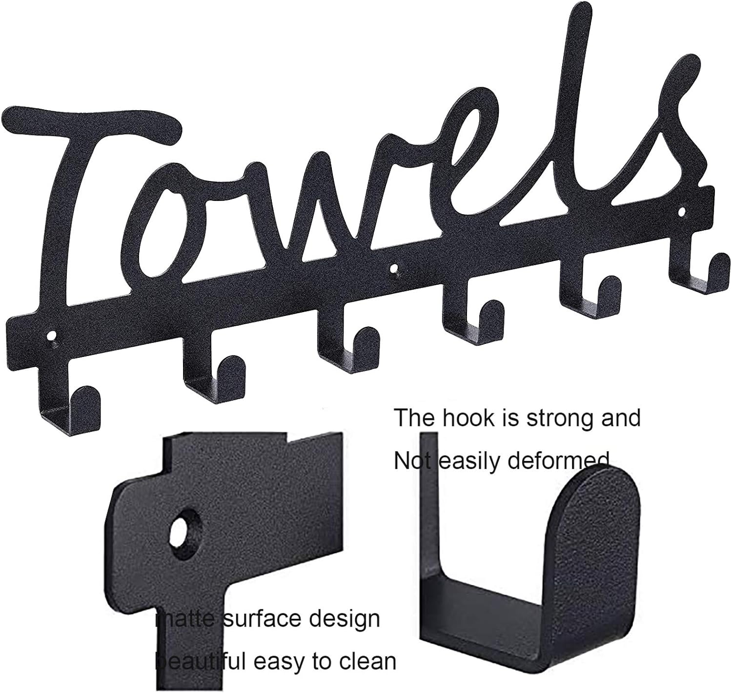 Eywlwaar Metal Towel Rack