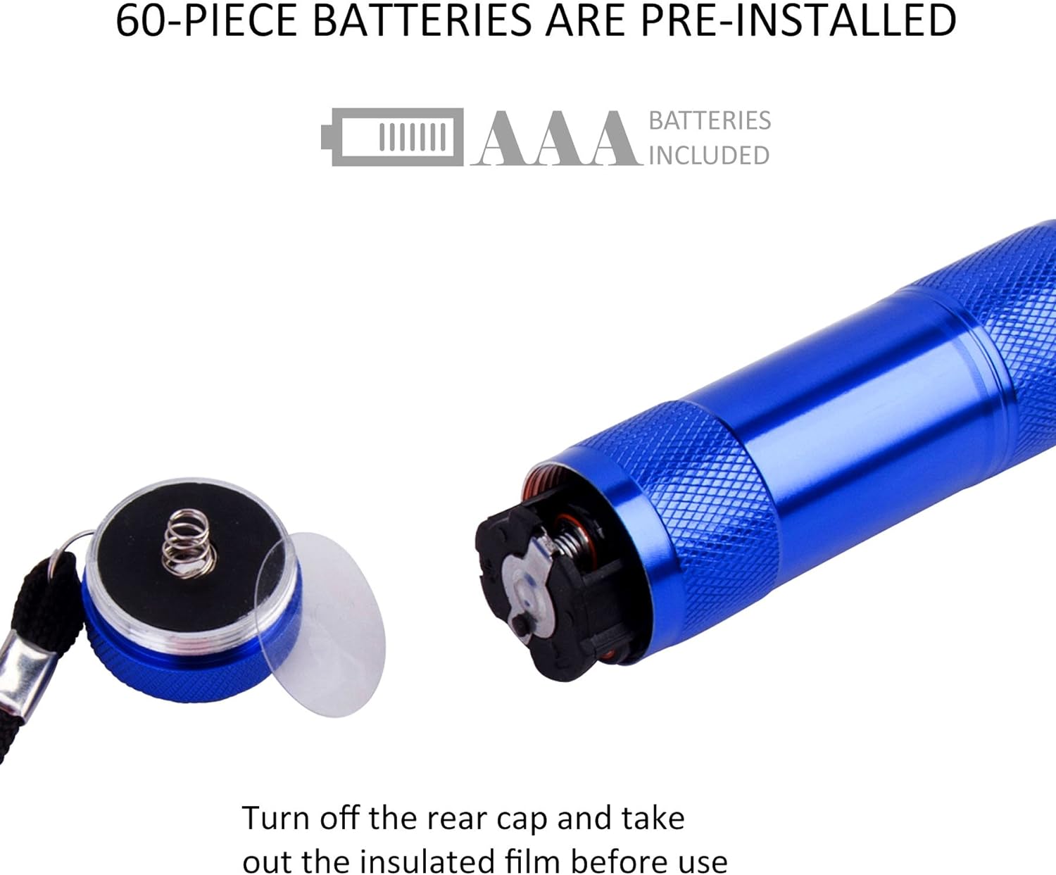 FASTPRO 4-Pack Aluminum LED Flashlight Set