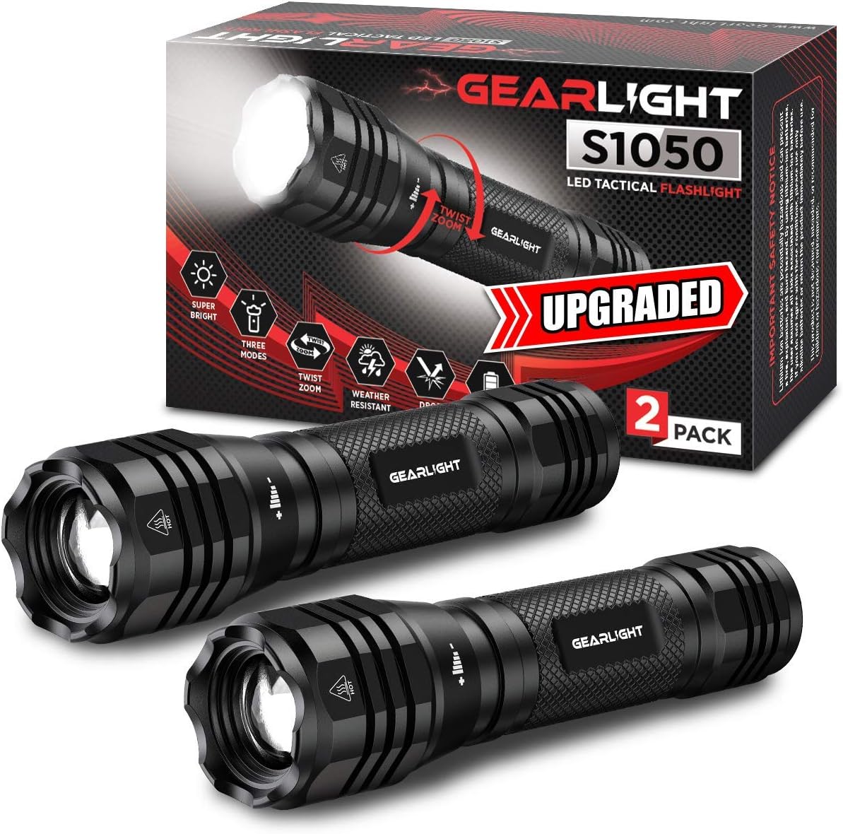 GearLight S1050 LED Flashlight