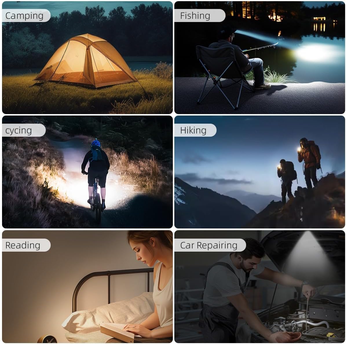 WARSUN Compact Multi-Mode Pocket LED Flashlight