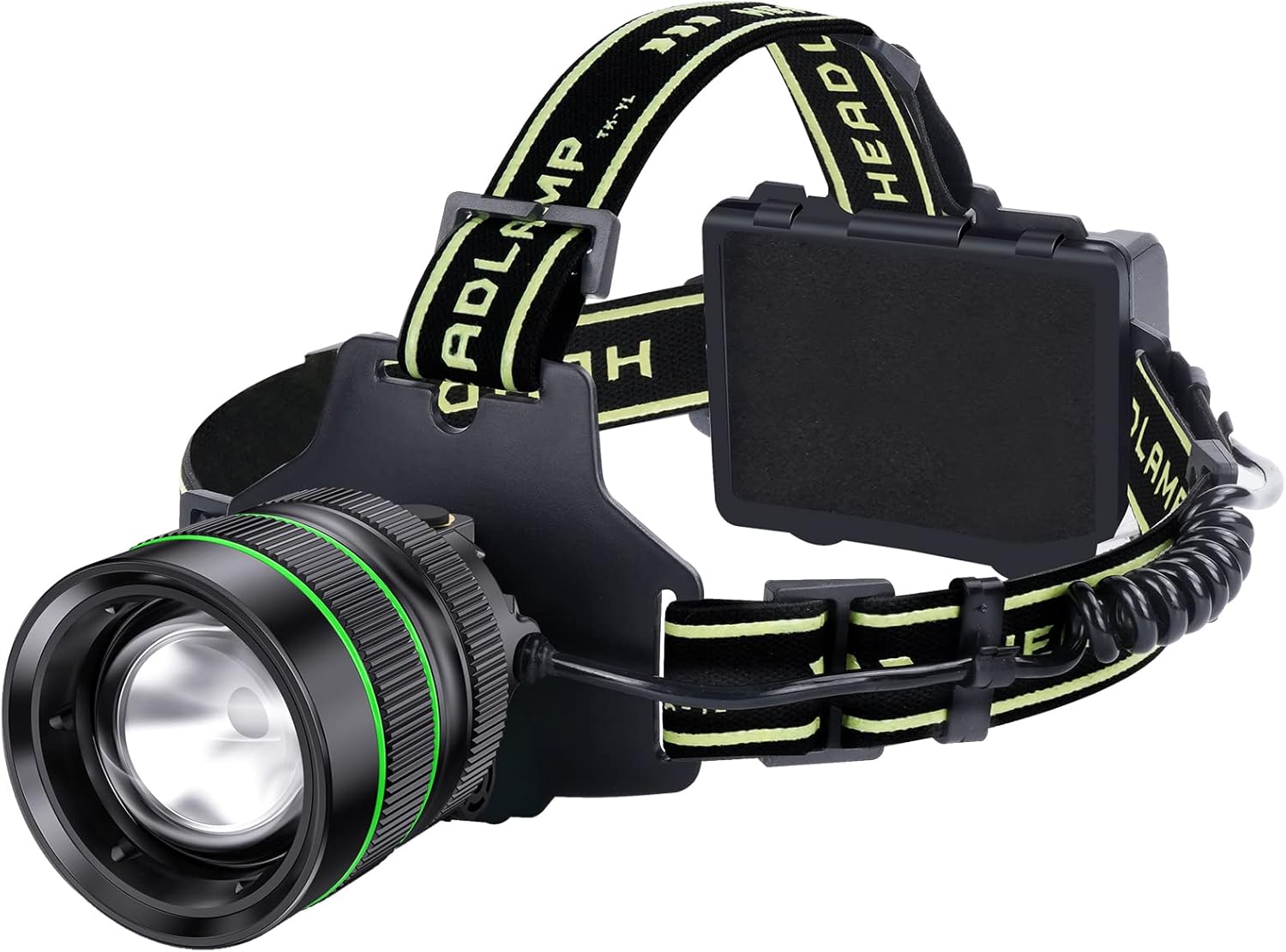 Spotlighter 120000LM Super Bright Rechargeable Headlamp for Camping Hiking