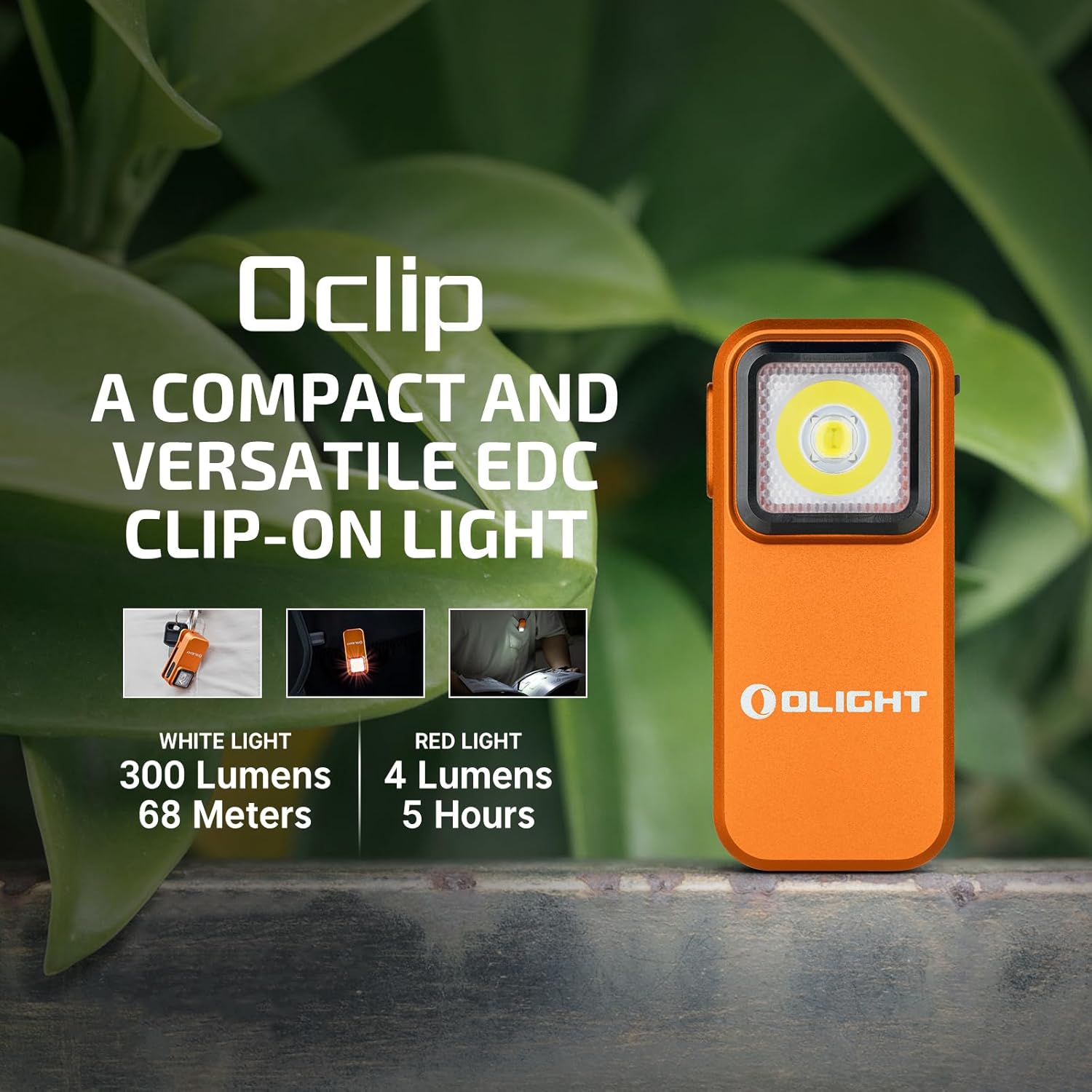 Powerful Dual Source EDC Flashlight Rechargeable Magnetic Clip
