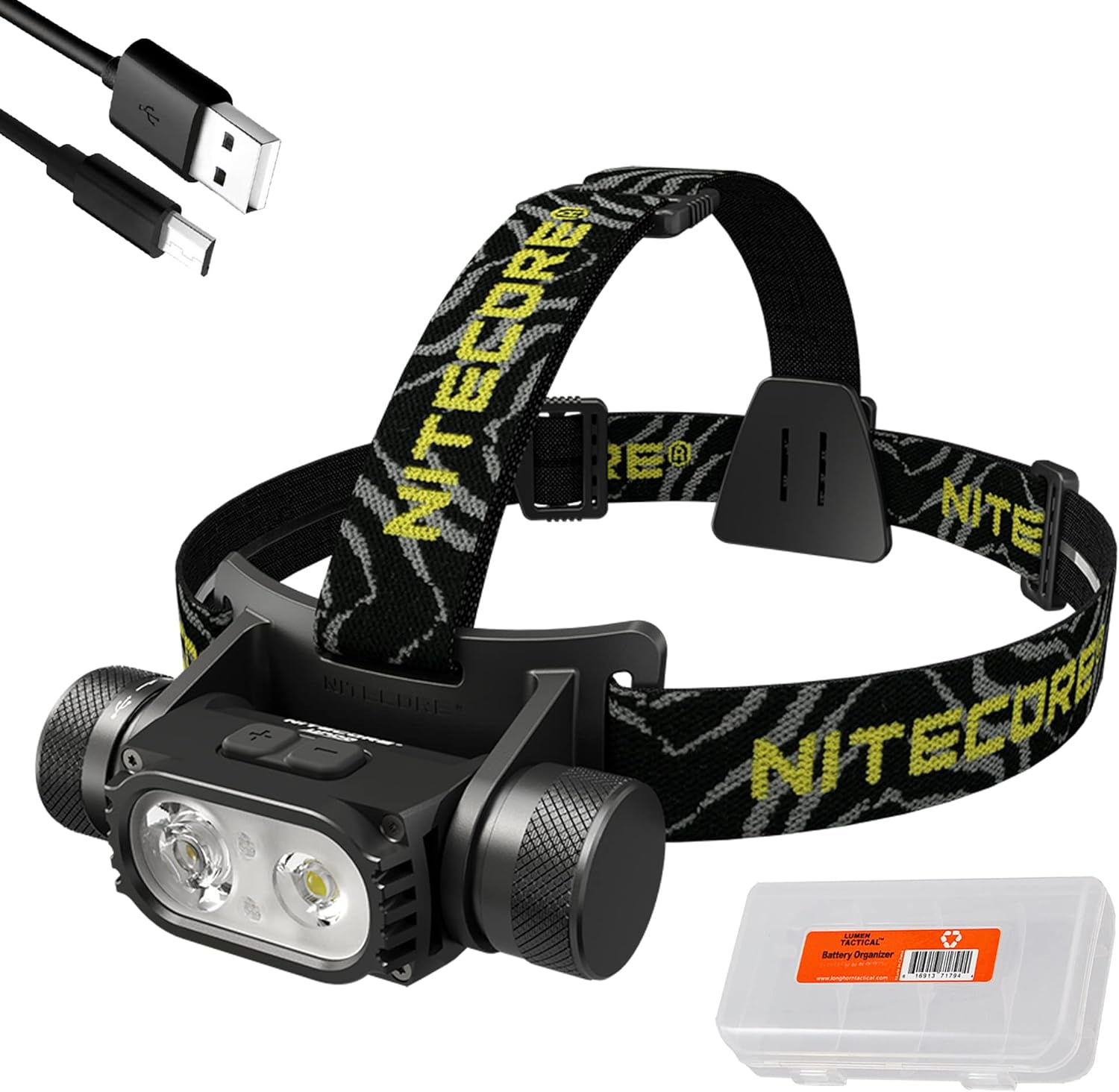 Nitecore HC68 2000 Lumen Focusable Headlamp with Red Light Mode