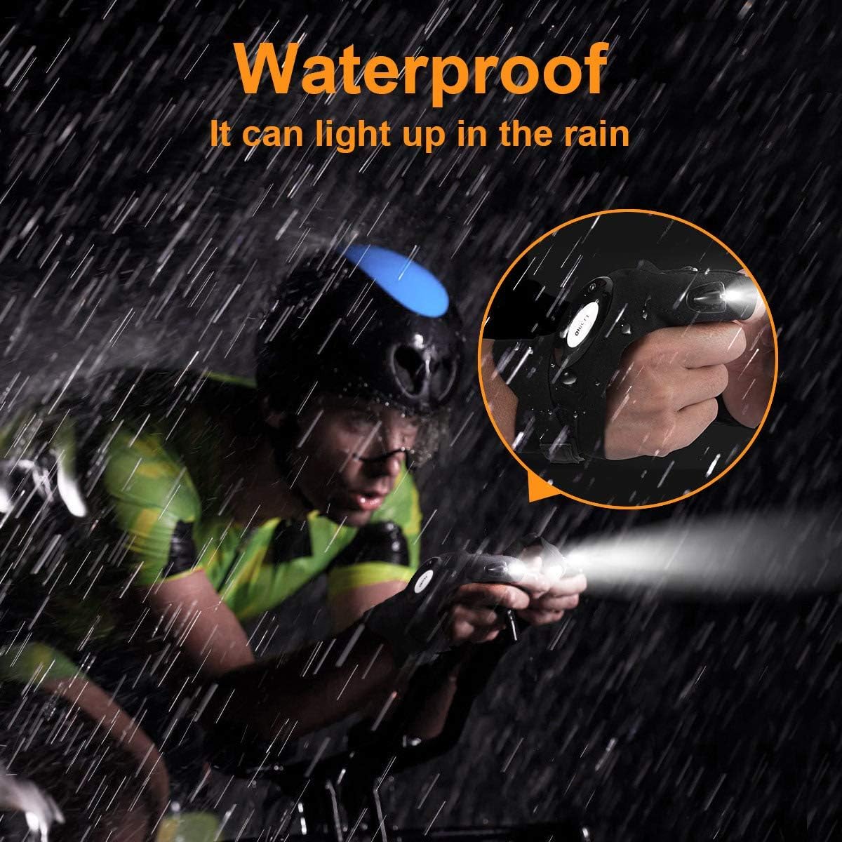 Biuonk LED Flashlight Gloves Comfortable Durable and Functional for Everyday Use