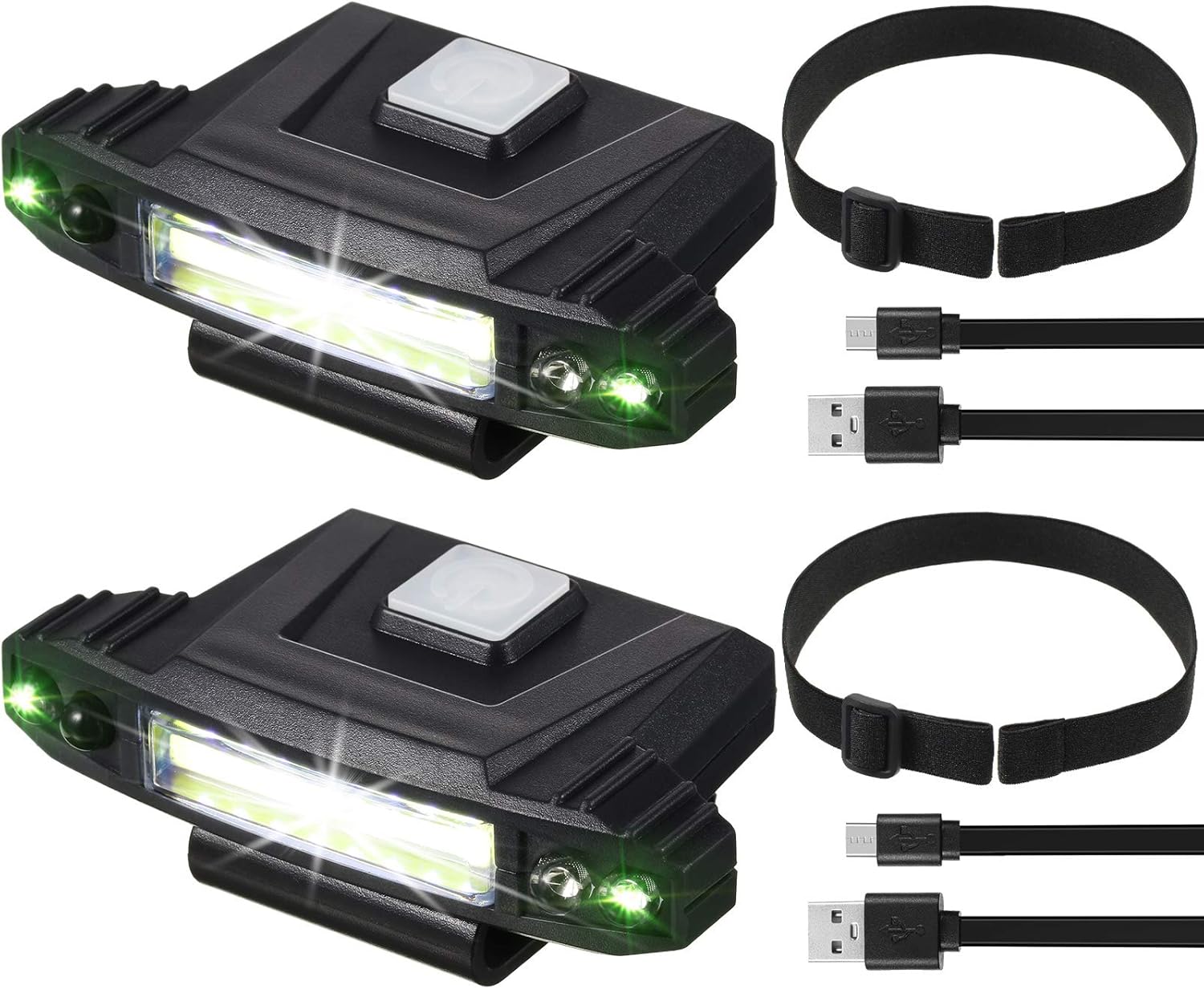 Bright Portable Headlamp with Motion Sensor