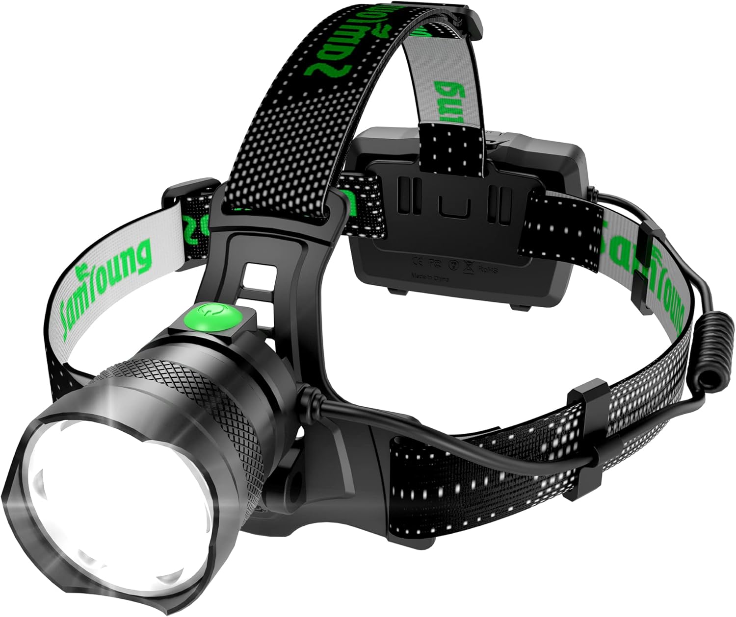 100000 LM LED Headlamp with Induction Function for Camping Hunting