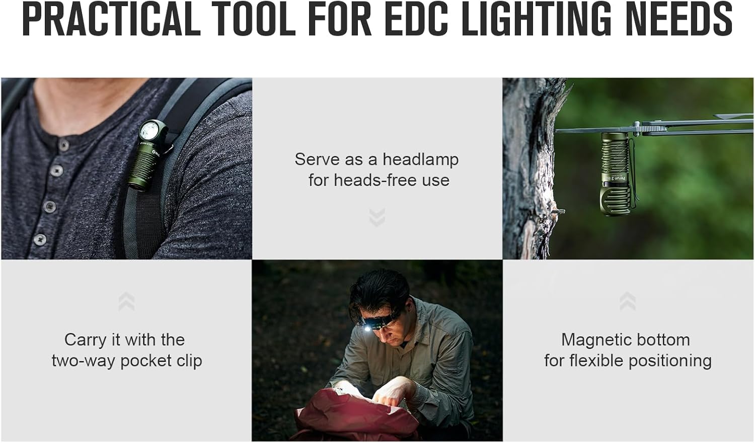 Perun 2 Mini Headlamp 1100 Lumens