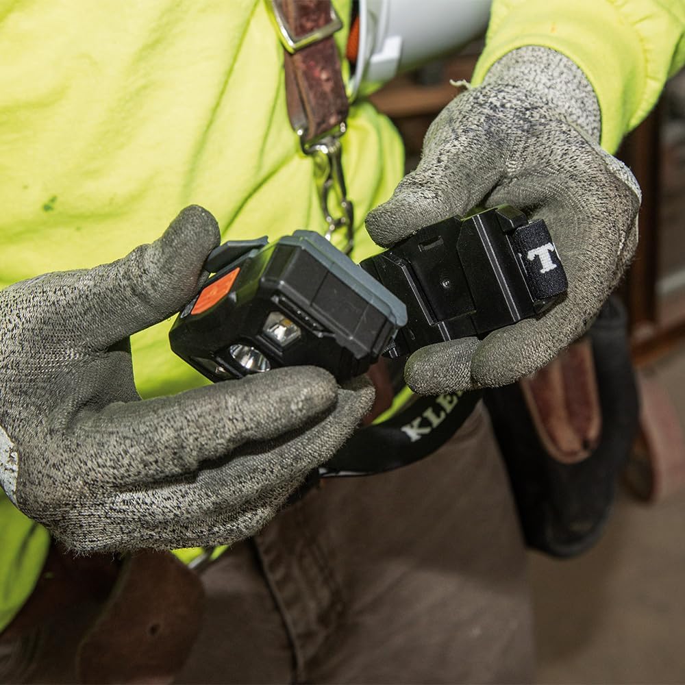 Klein Tools 56048 Rechargeable Auto-Off LED Headlamp