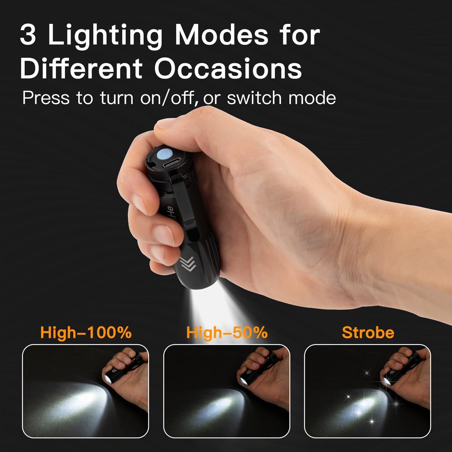 Powerful Portable Rechargeable Flashlight