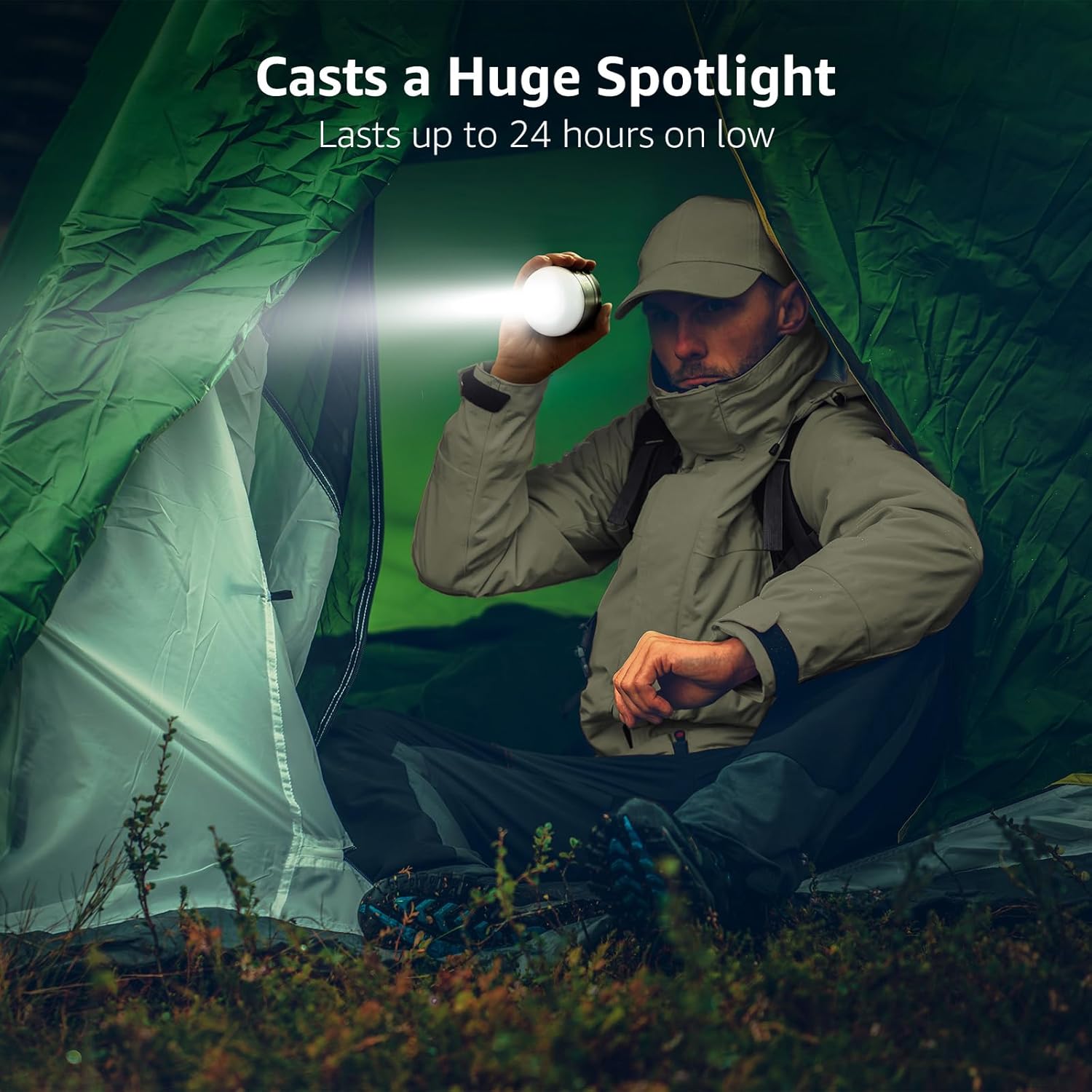 Enhanced LED Camping Lantern - Rechargeable 5 Light Modes