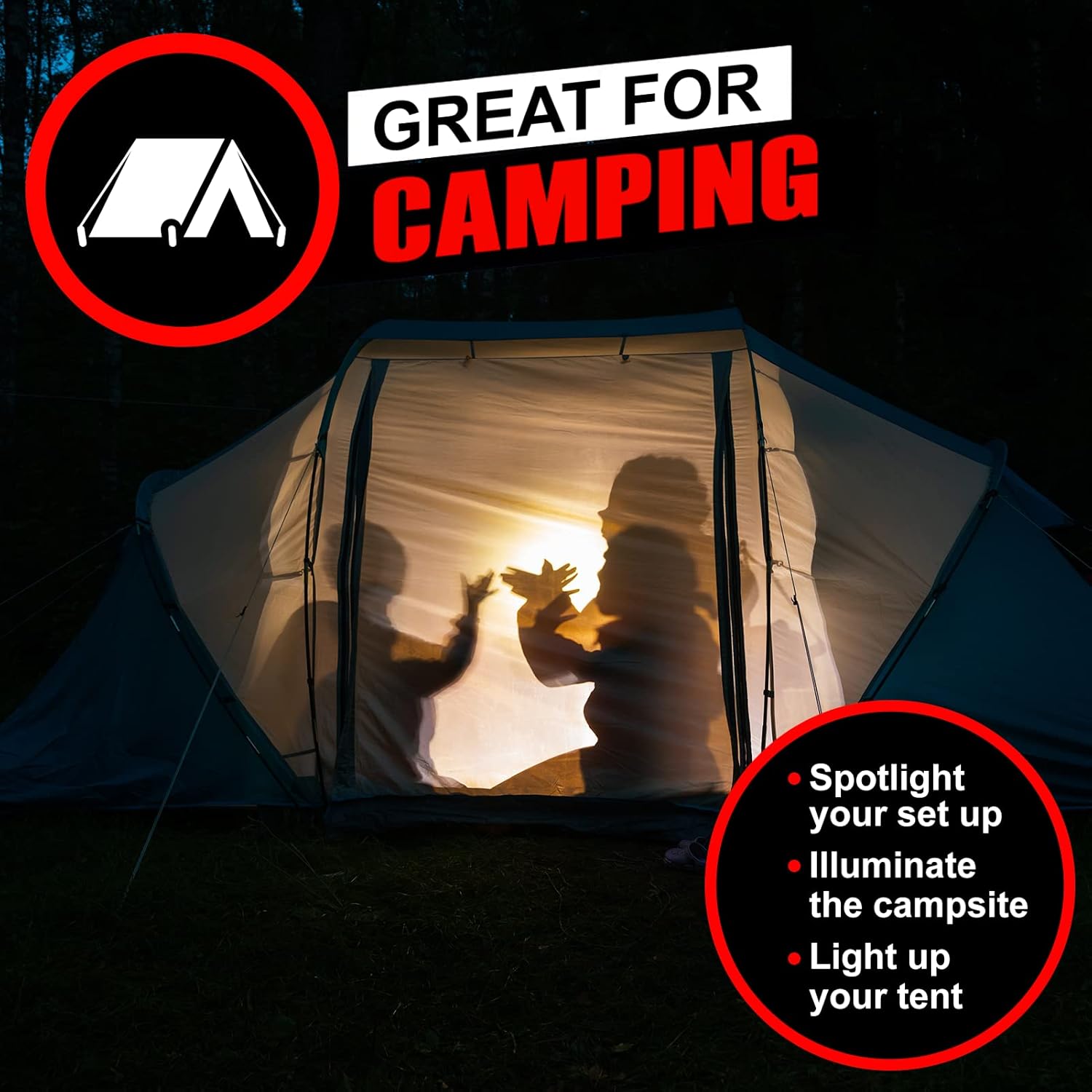 GearLight LED Flashlight - Durable camping flashlight with zoom feature