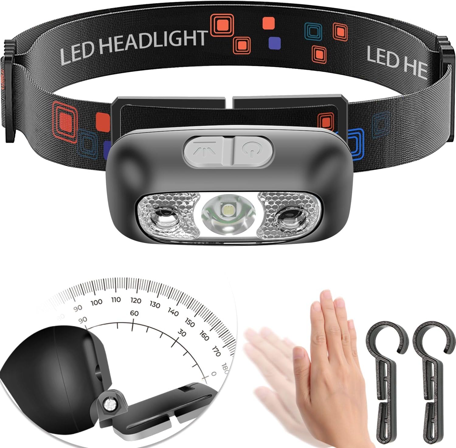 Stylish USB-C Rechargeable Headlamp