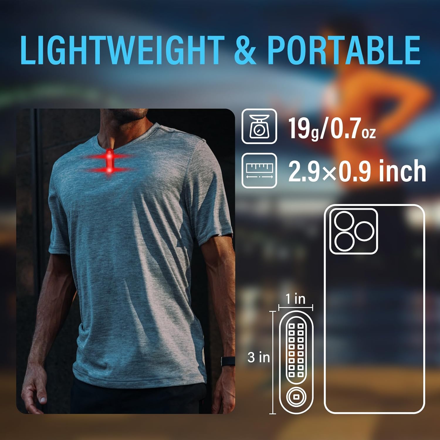 Yaklim Rechargeable Running Flashlight