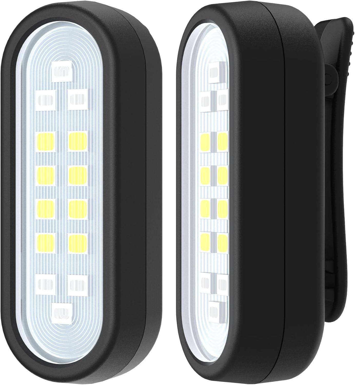 2-Piece Running Light_clip-on Flashlight for Runners