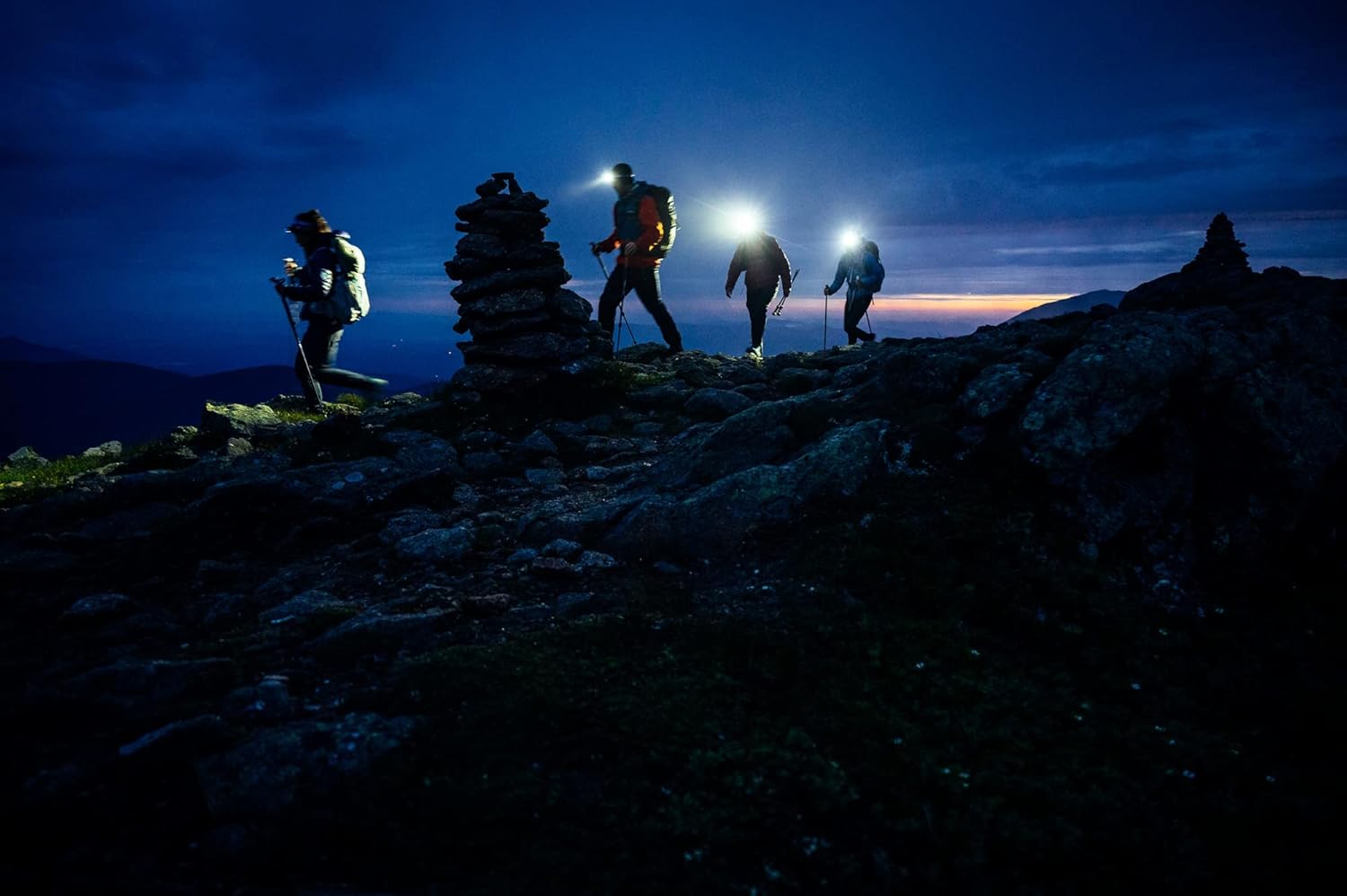 Compact 350 Lumen Headlamp for Hiking Climbing Running and Camping