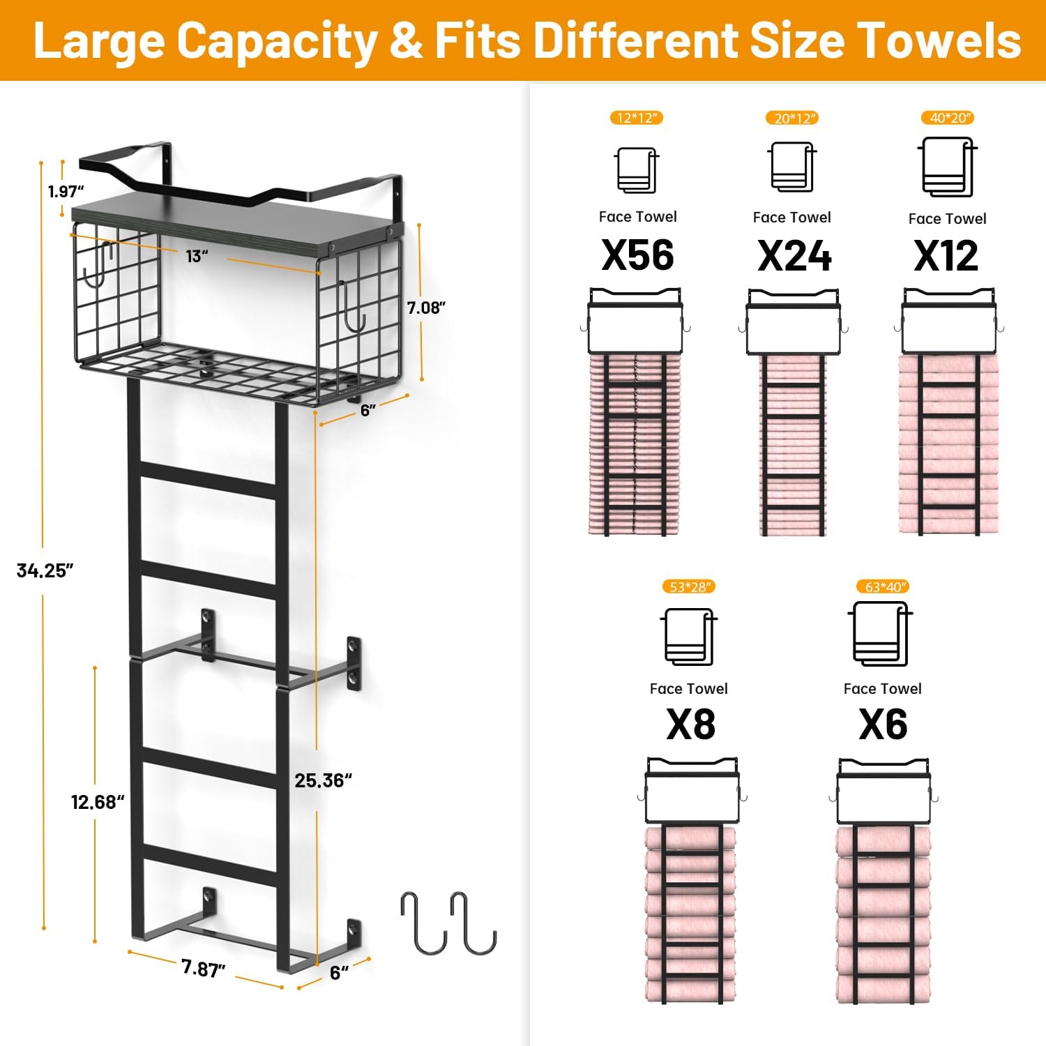 10-in-1 Towel Organizer