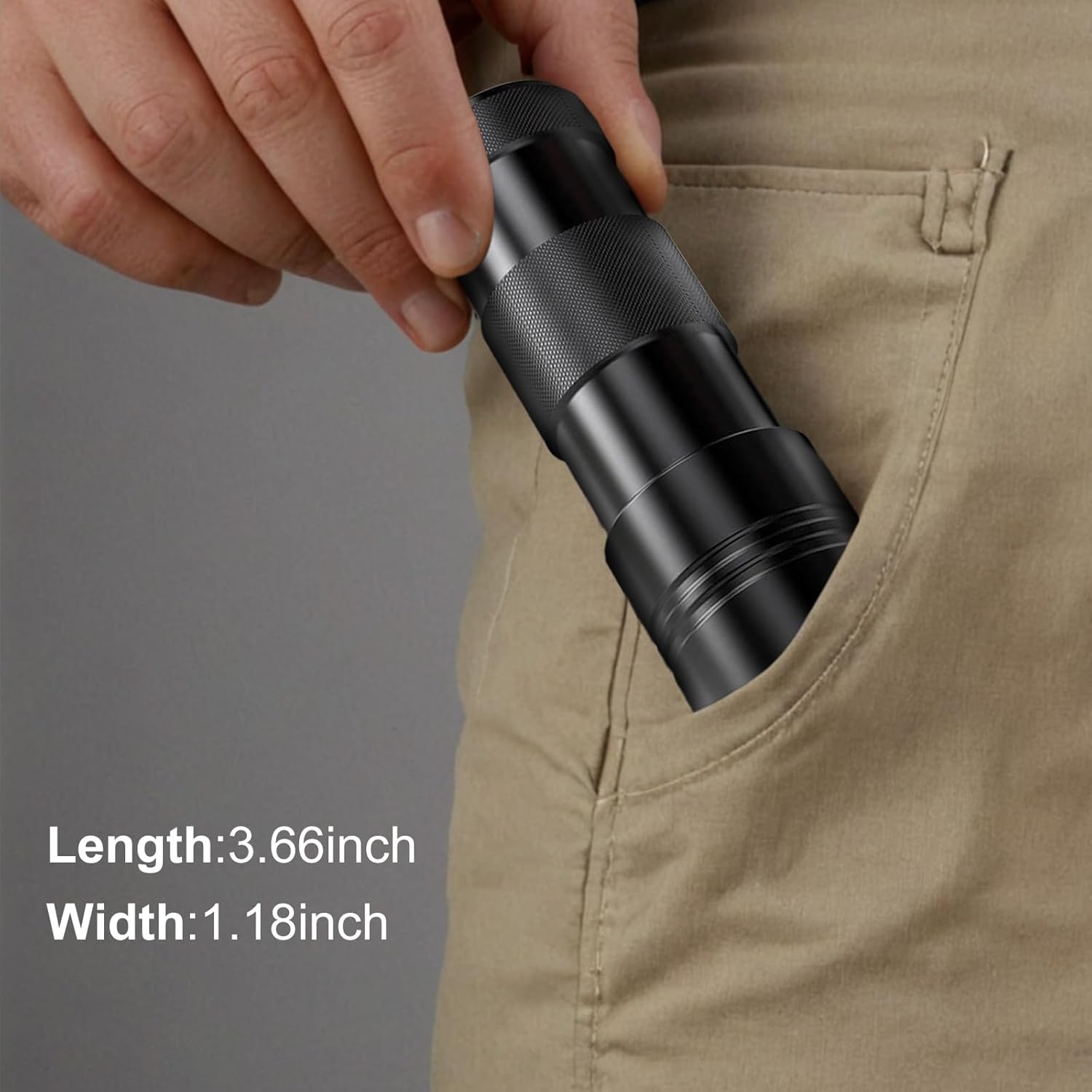 4Pack UV Flashlight for Pets Travelers Compact Waterproof