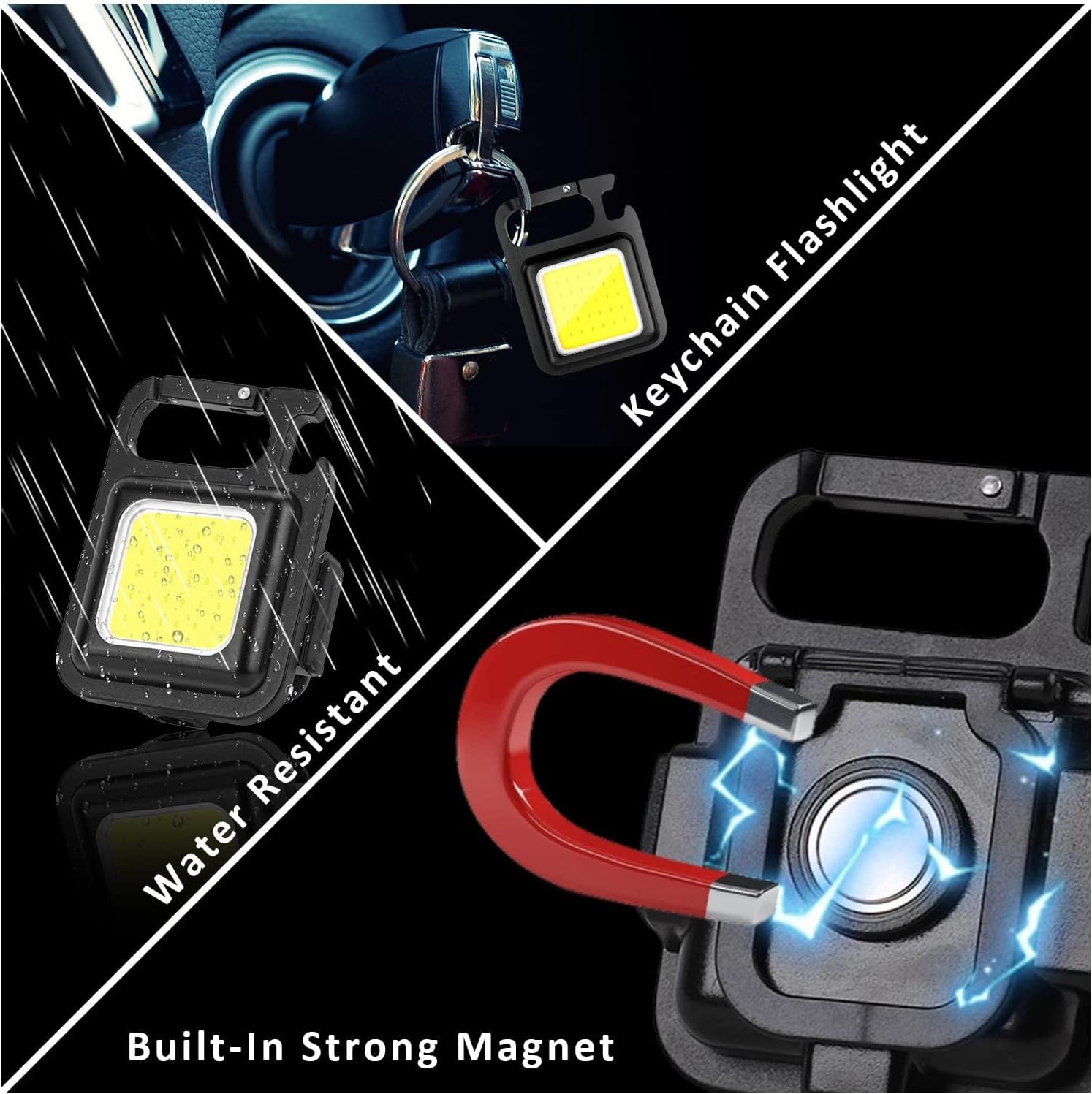 MAKDAK Work Light Keychain 4 Modes
