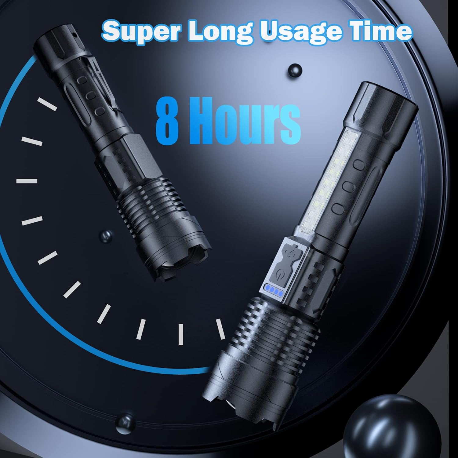 Cinlinso Rechargeable LED Flashlight
