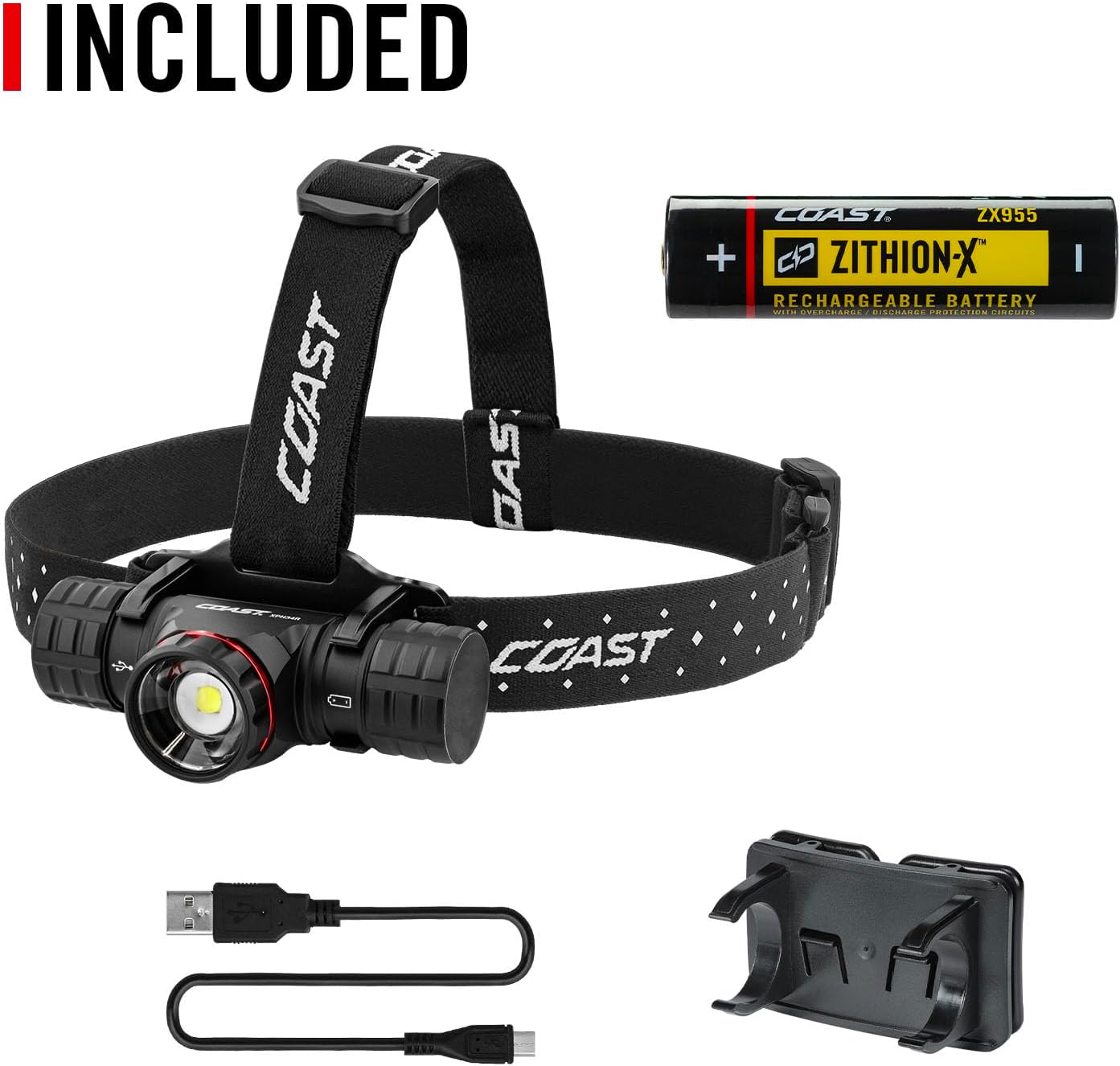 Coast XPH34R Headlamp Pure Beam Rechargeable Magnetic