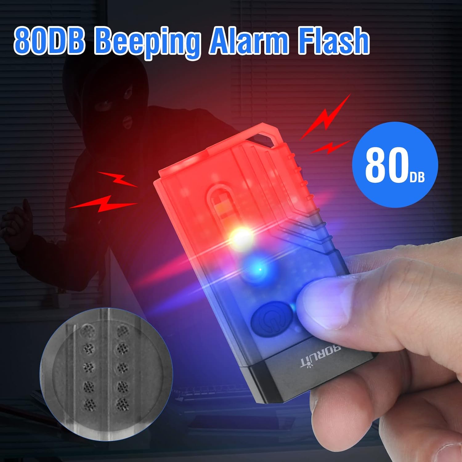 Compact UV Flashlight with 1000LM Brightness