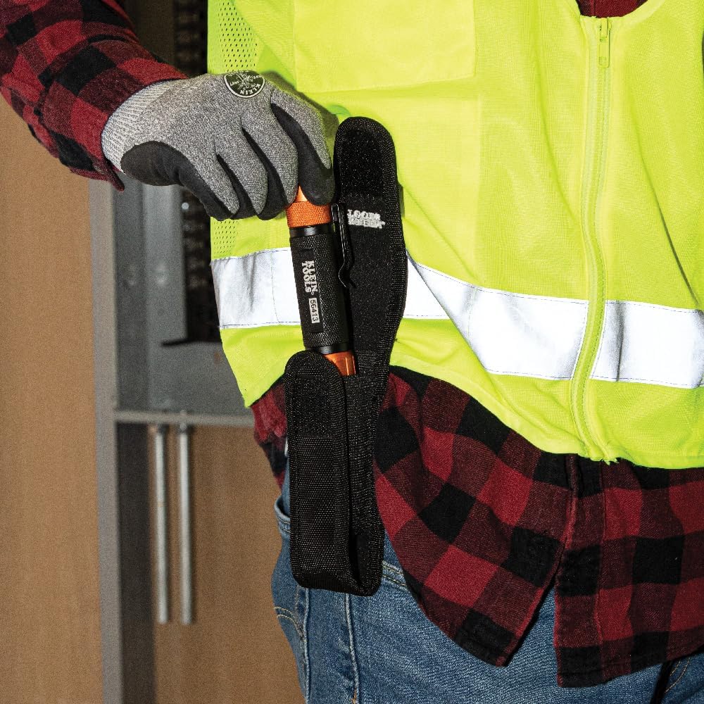 Rechargeable 2-Color LED Flashlight with Holster
