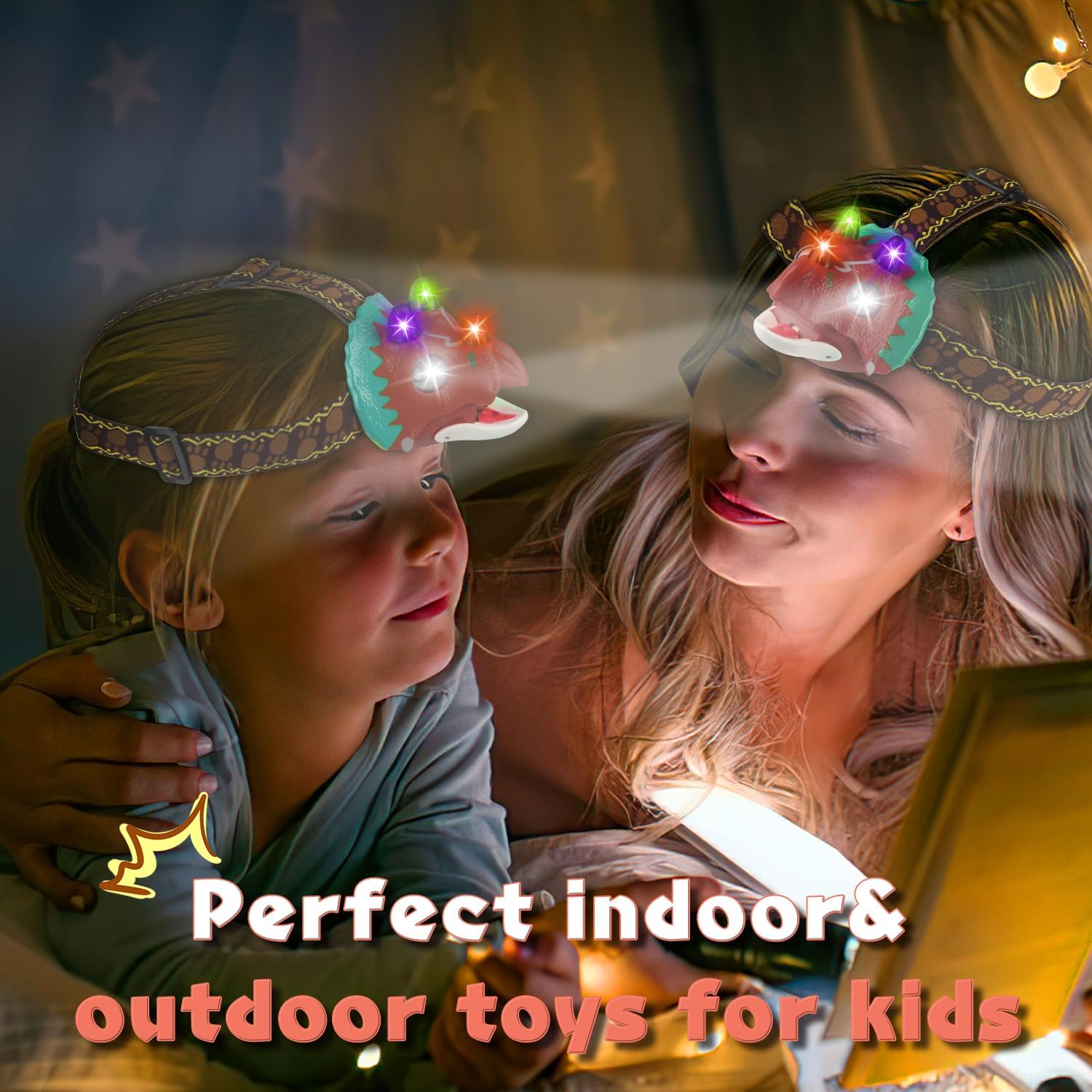 Dinosaur Headlamp for Kids