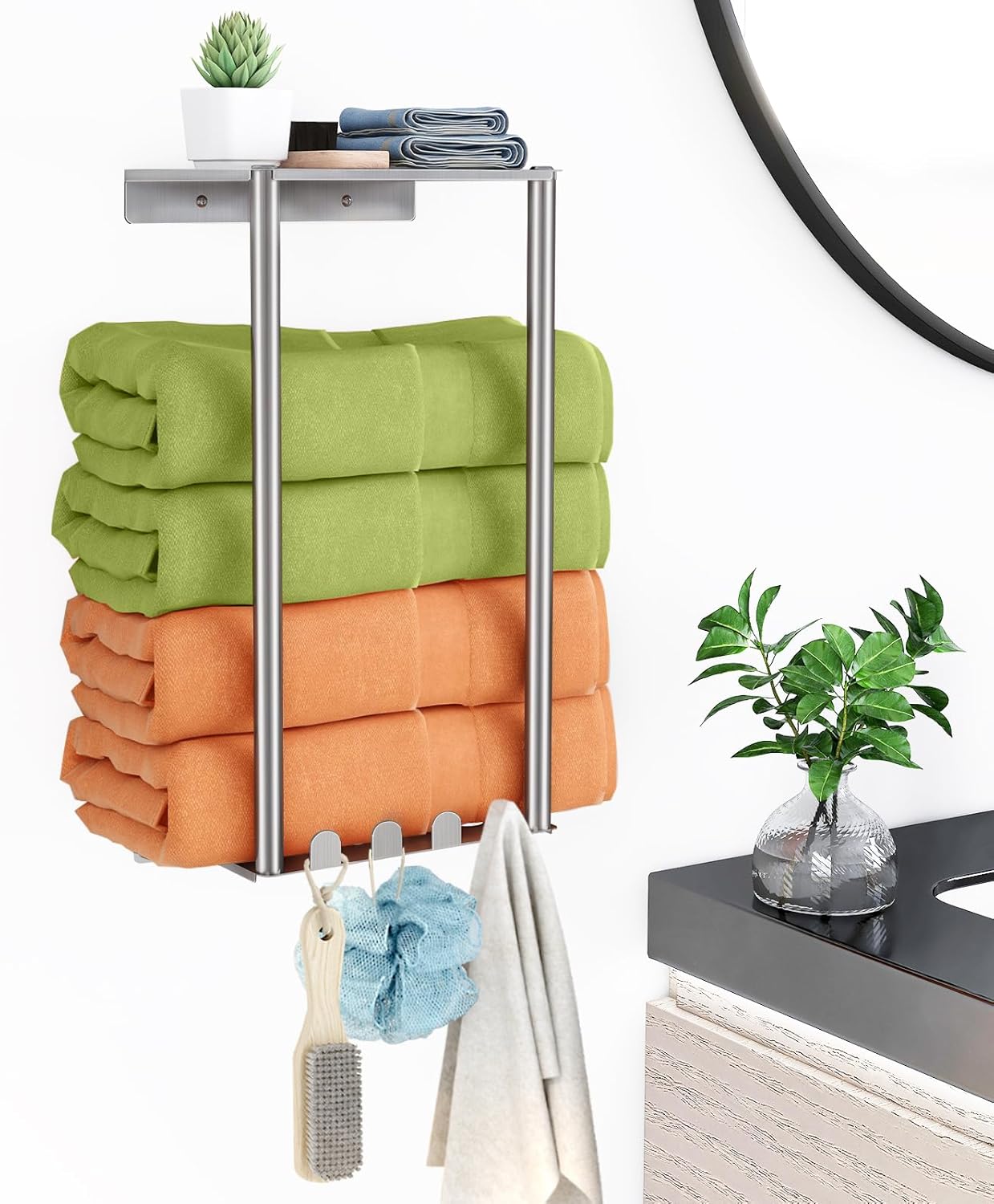 JIAPAIDUO Wall Mounted Towel Rack