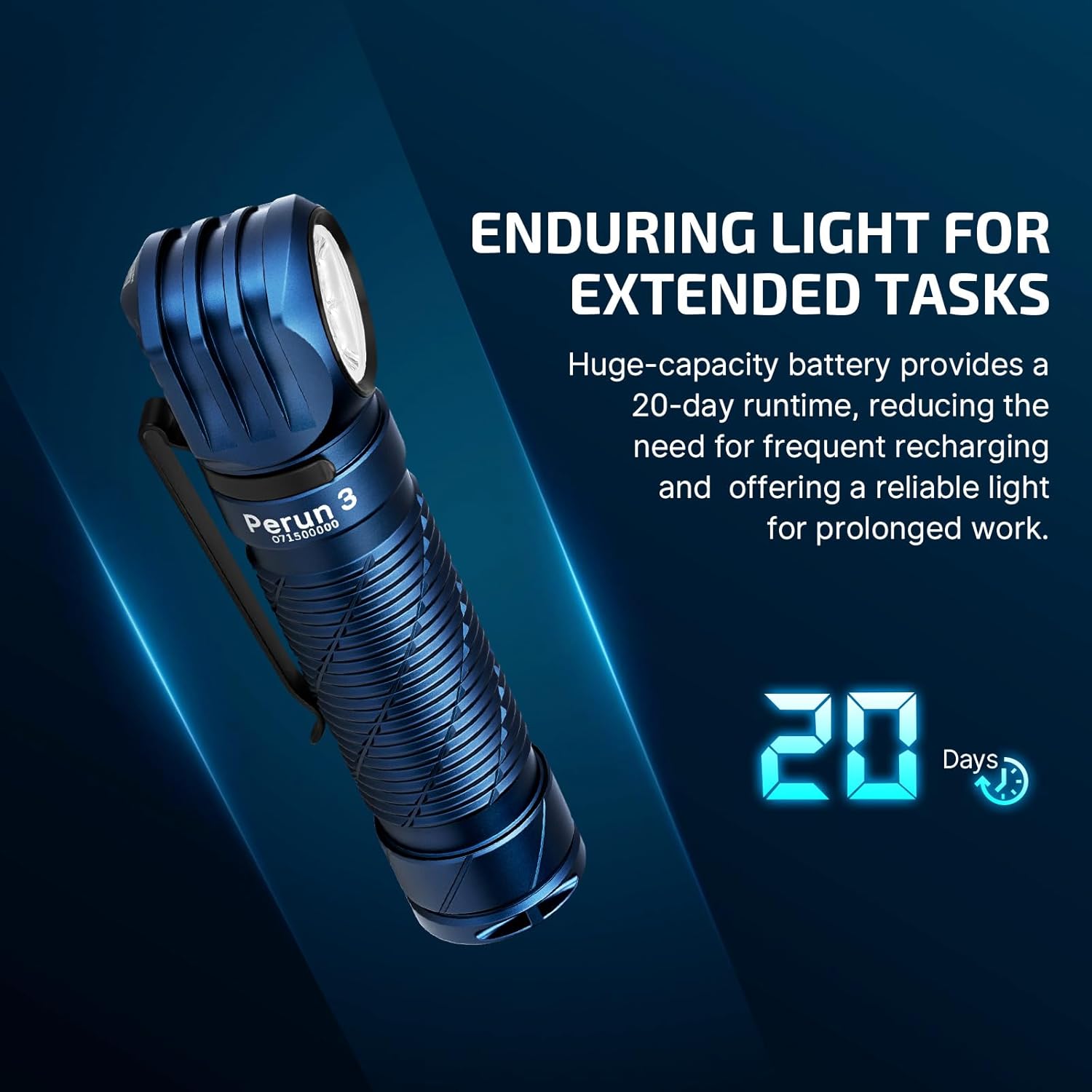 OLIGHT Perun 3 Rechargeable Headlamp Compact EDC Flashlight