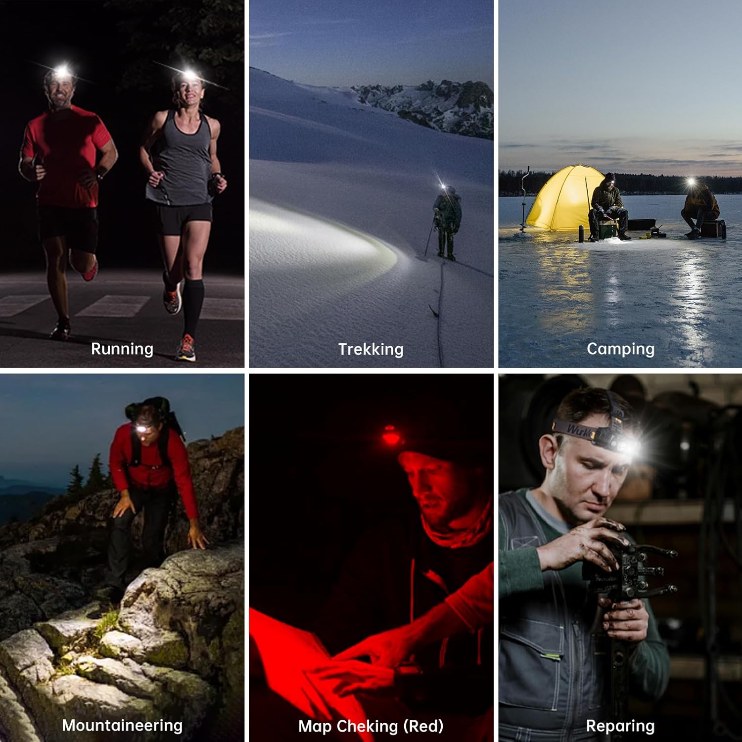 Wurkkos HD50 4000 Lumens Red Light Mode Headlamp