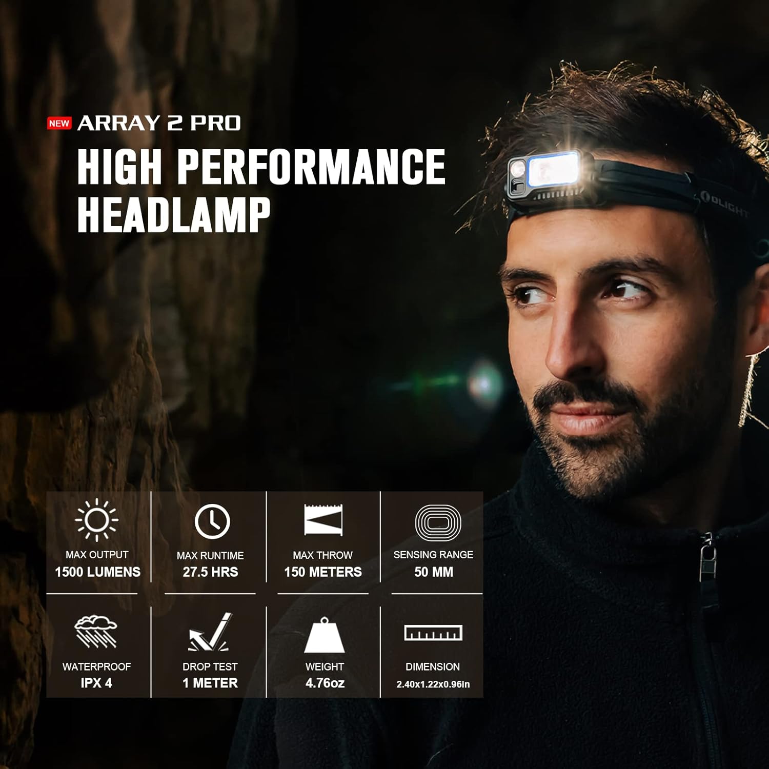 OLIGHT Array 2 Pro 1500 Lumens Headlamp
