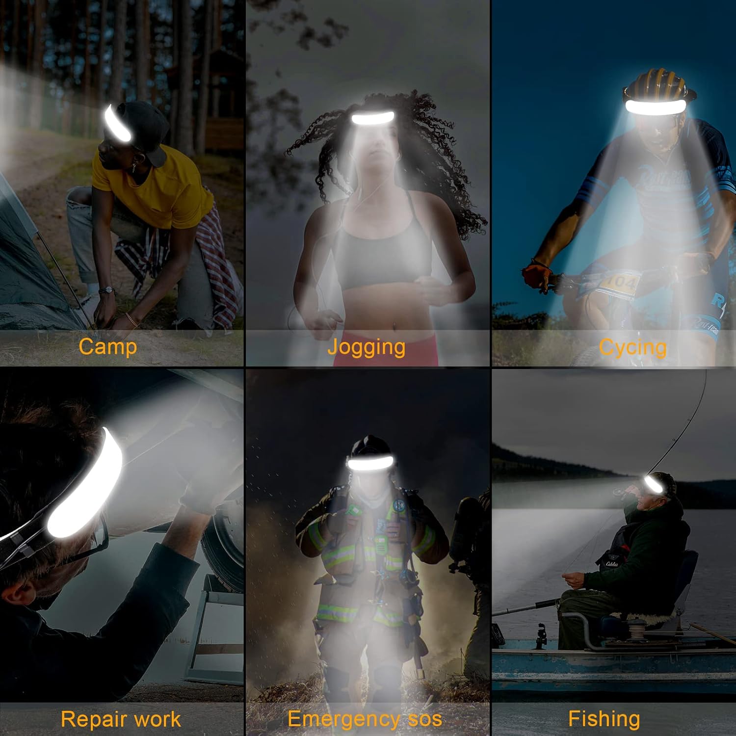 1500 Lumens Waterproof Headlamp
