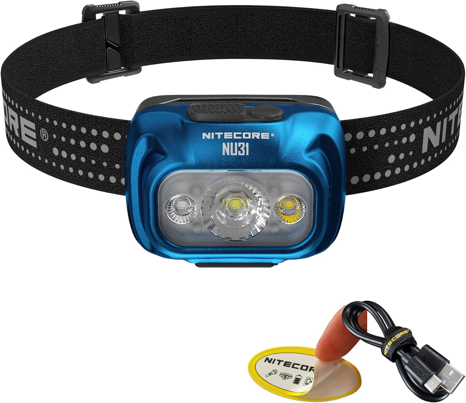 Nitecore NU31 - 550 lumen LED headlamp