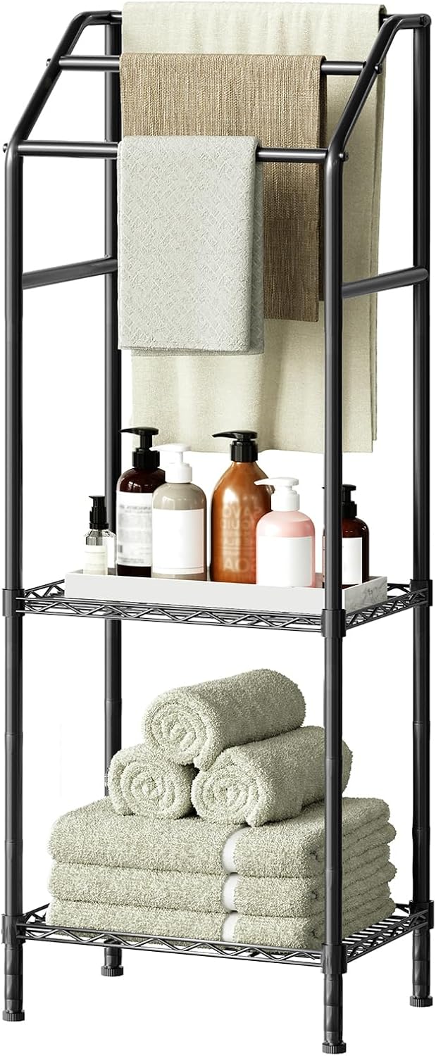 HOOBRO 478 Tall Freestanding Towel Rack