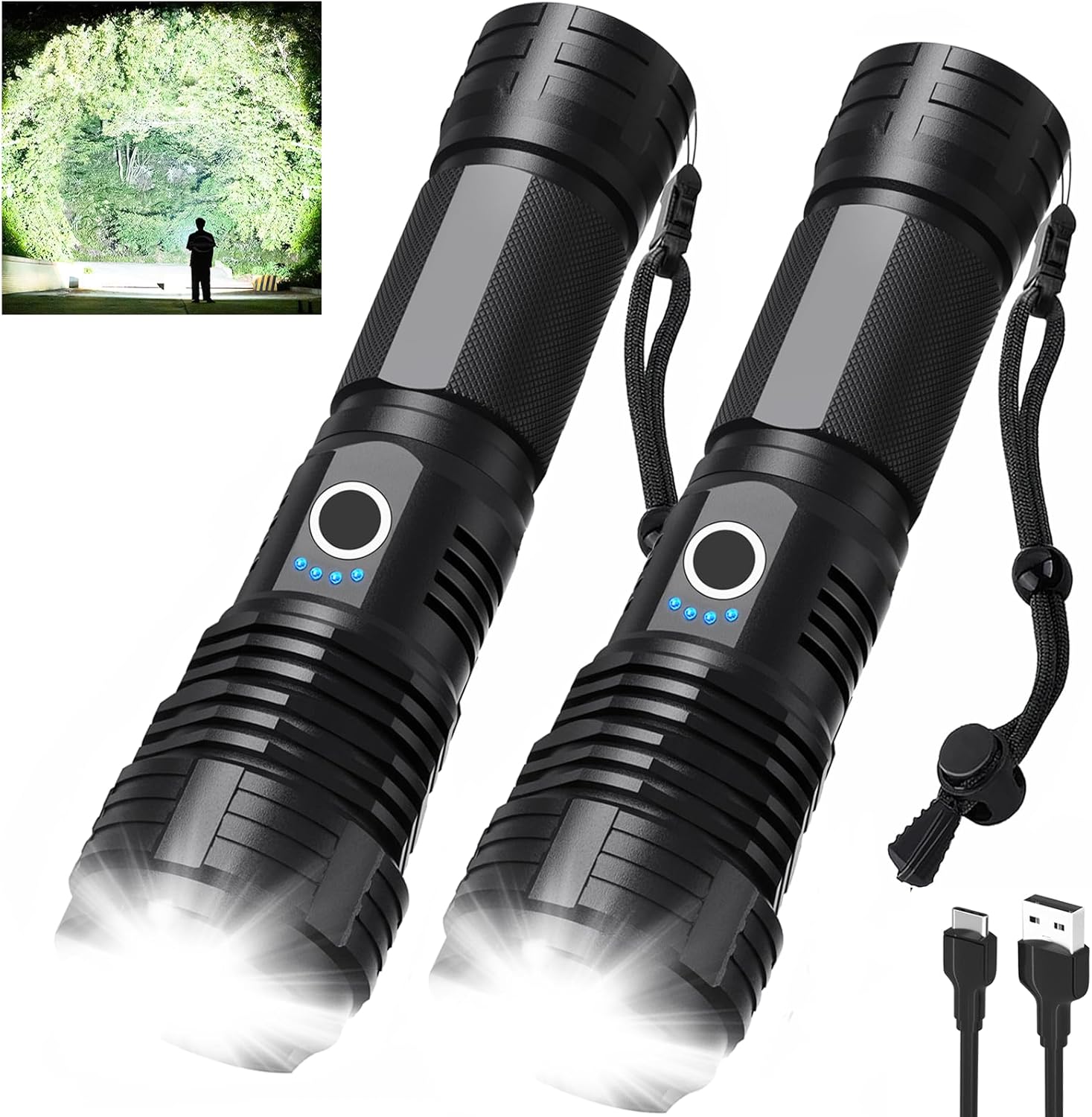 Bright Portable 990000 Lumens for Home Camping Hiking