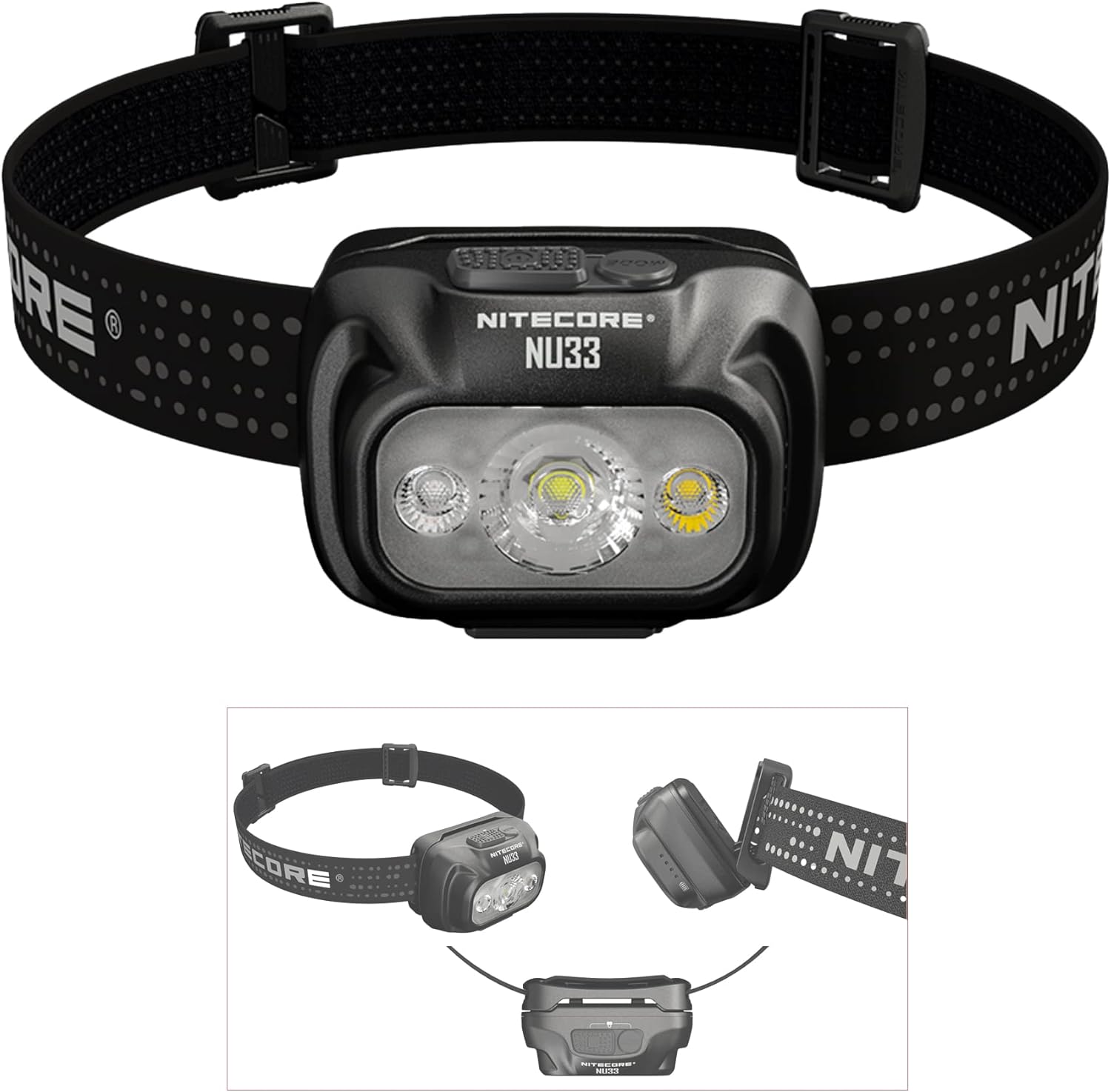 Nitecore NU33 700 Lumens Rechargeable Headlamp
