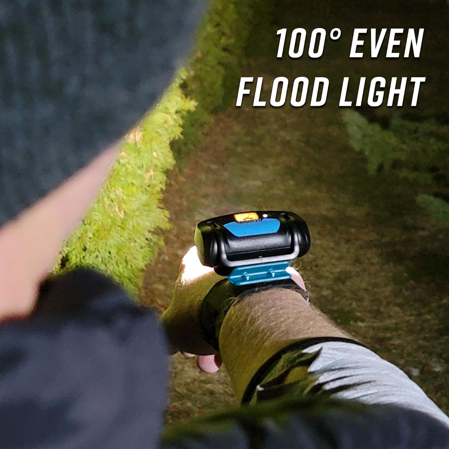 Dual Modes 100 Flood Bright Durable Wrist Light